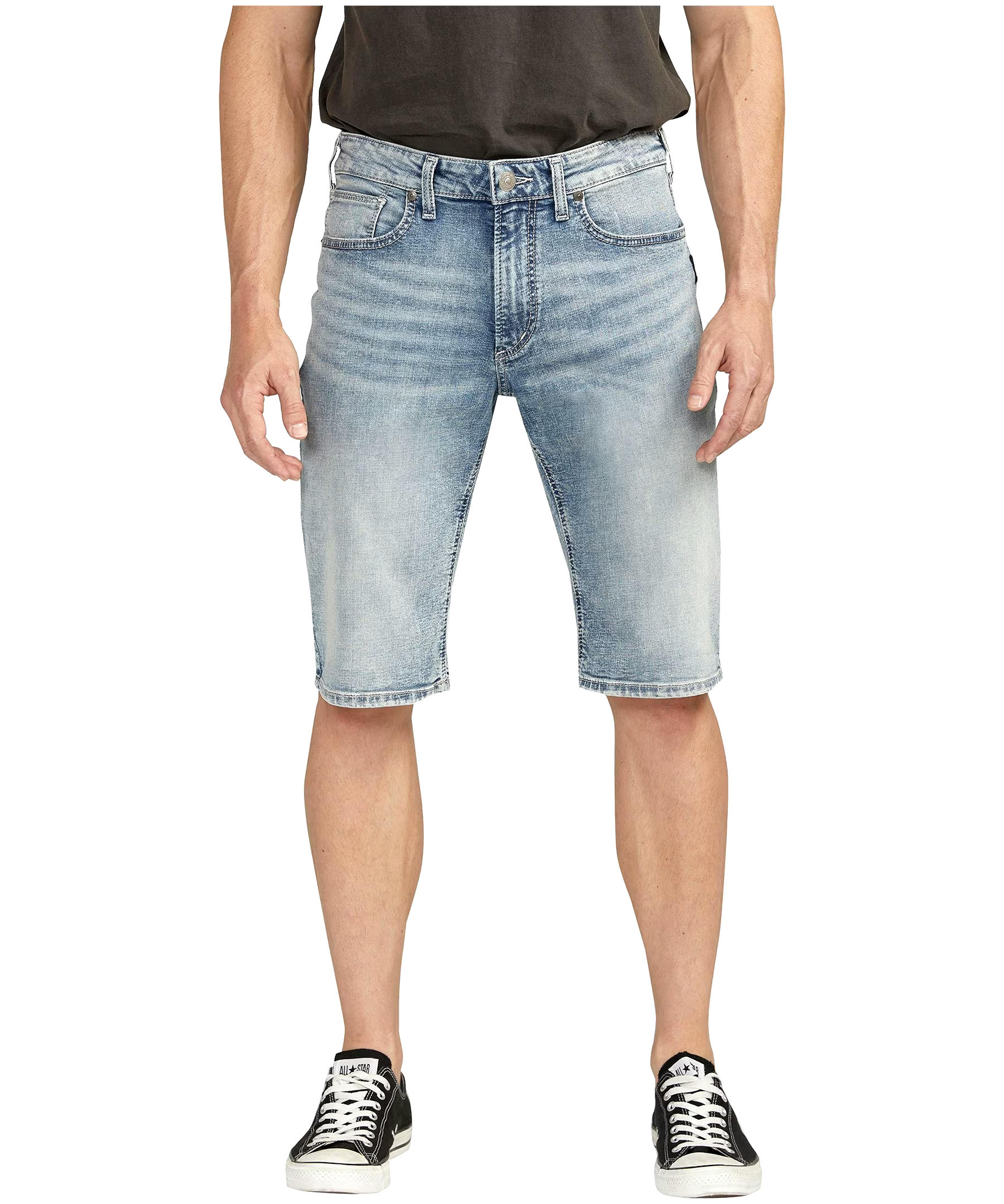 Silver Men's Zac Mid Rise Denim Shorts