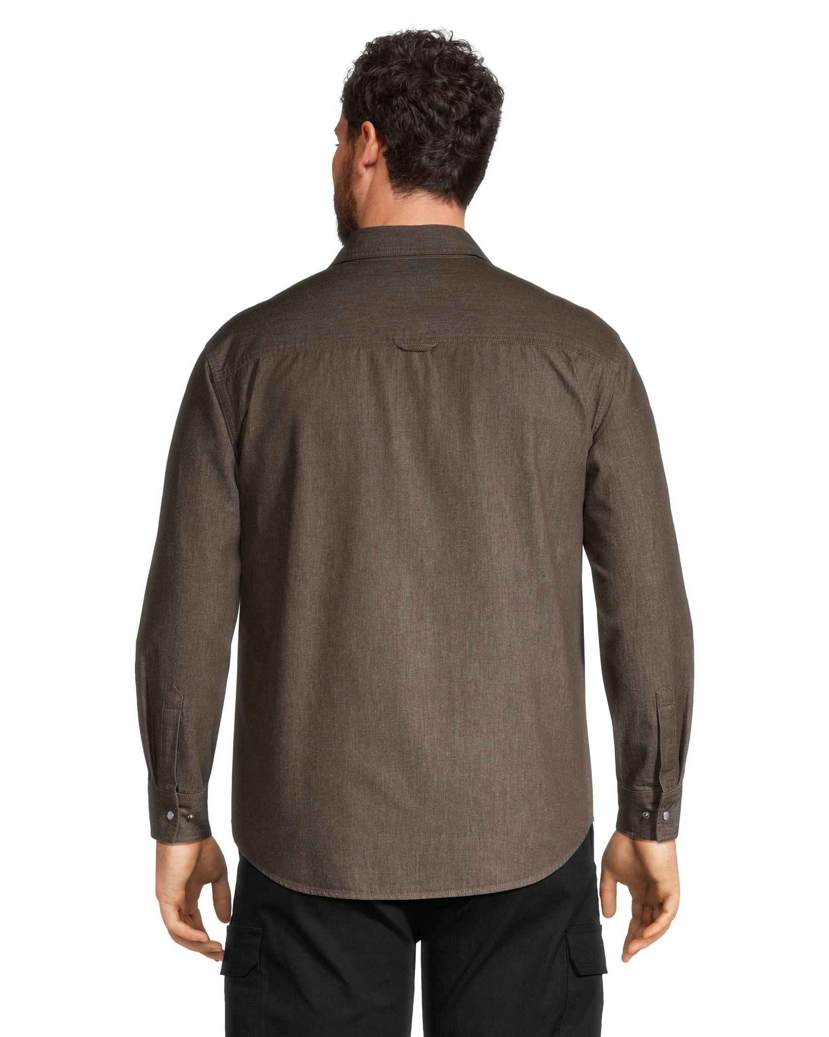 Dakota WorkPro Series Men's Snap Front Coloured Cotton Denim Shirt