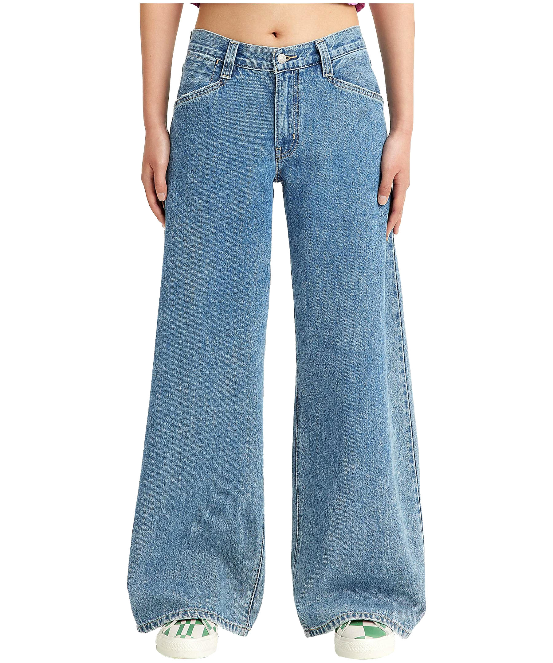 Levi's Women's '94 Baggy Mid Rise Loose Fit Wide Leg Jeans