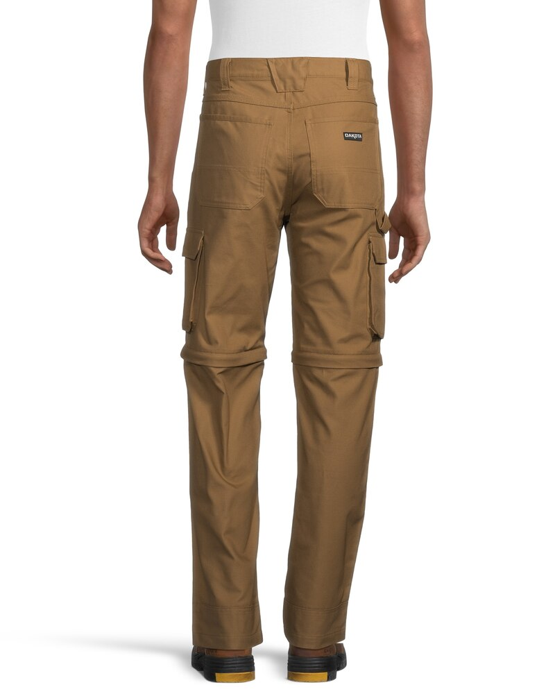 Men's Zip Leg Canvas Cargo Work Pants