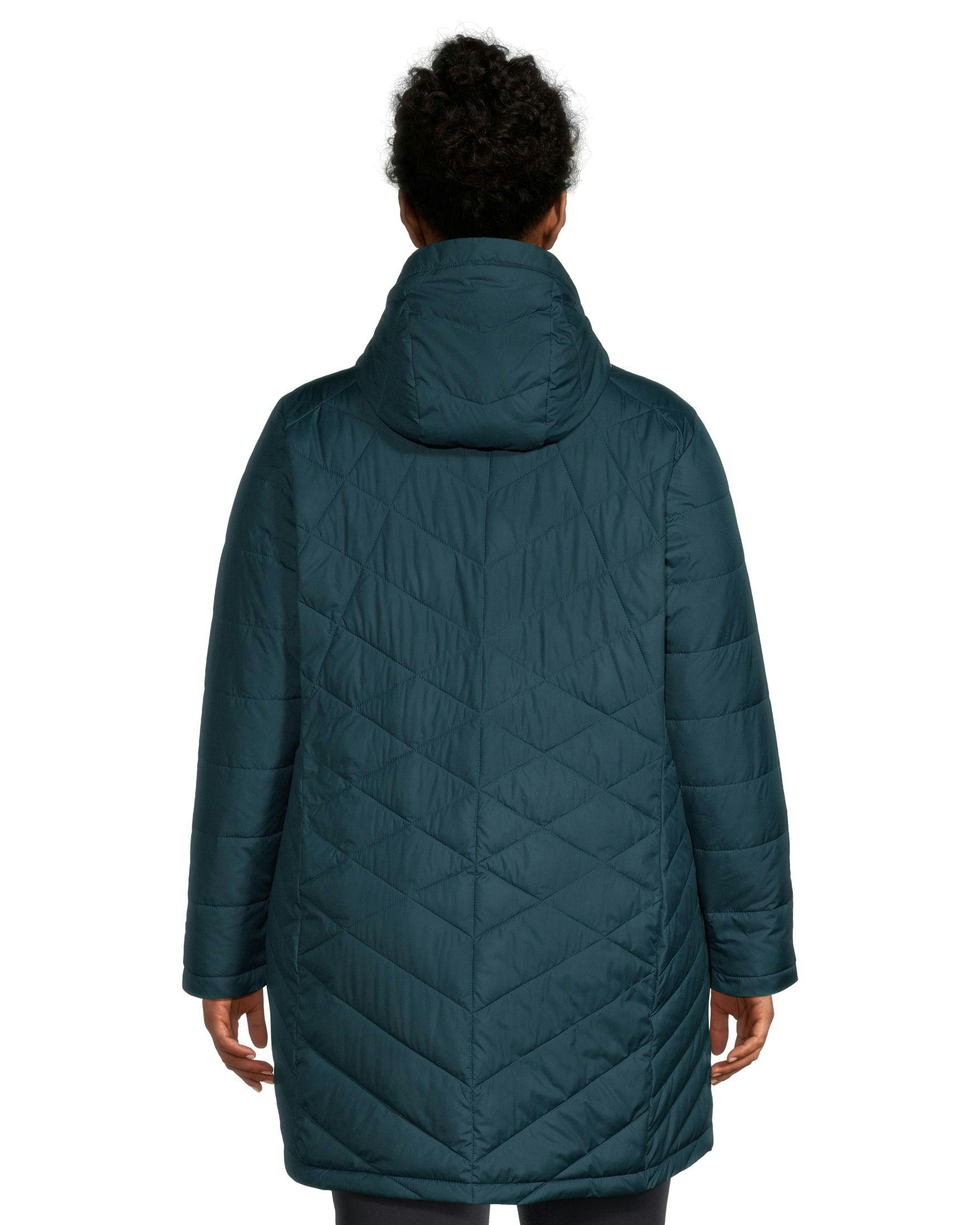 Columbia Women's Heavenly Omni-Heat Water Resistant Insulated Long Hooded Jacket