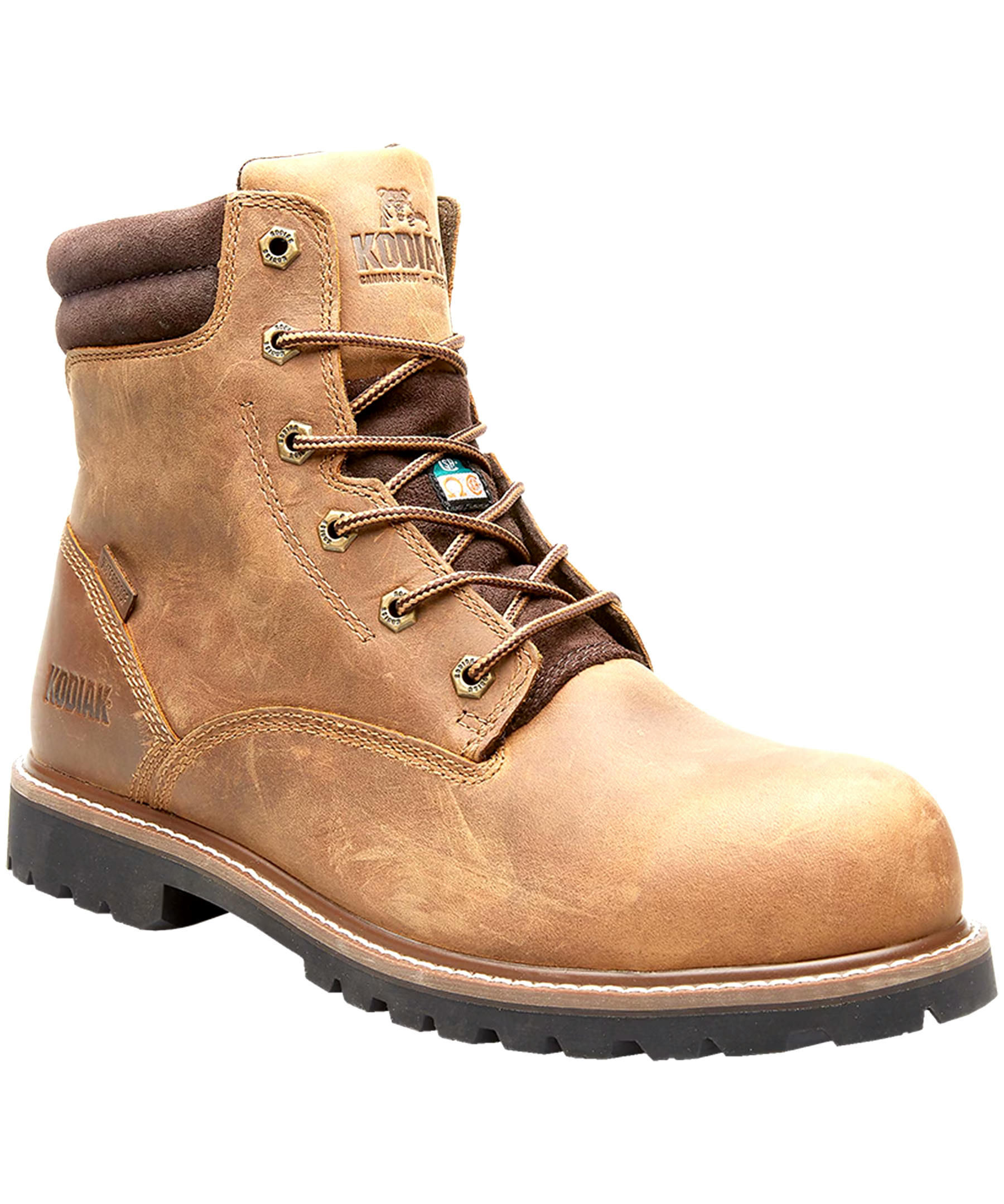 Kodiak Men's McKinney 6 Inch Composite Toe Composite Plate Waterproof Work Boots