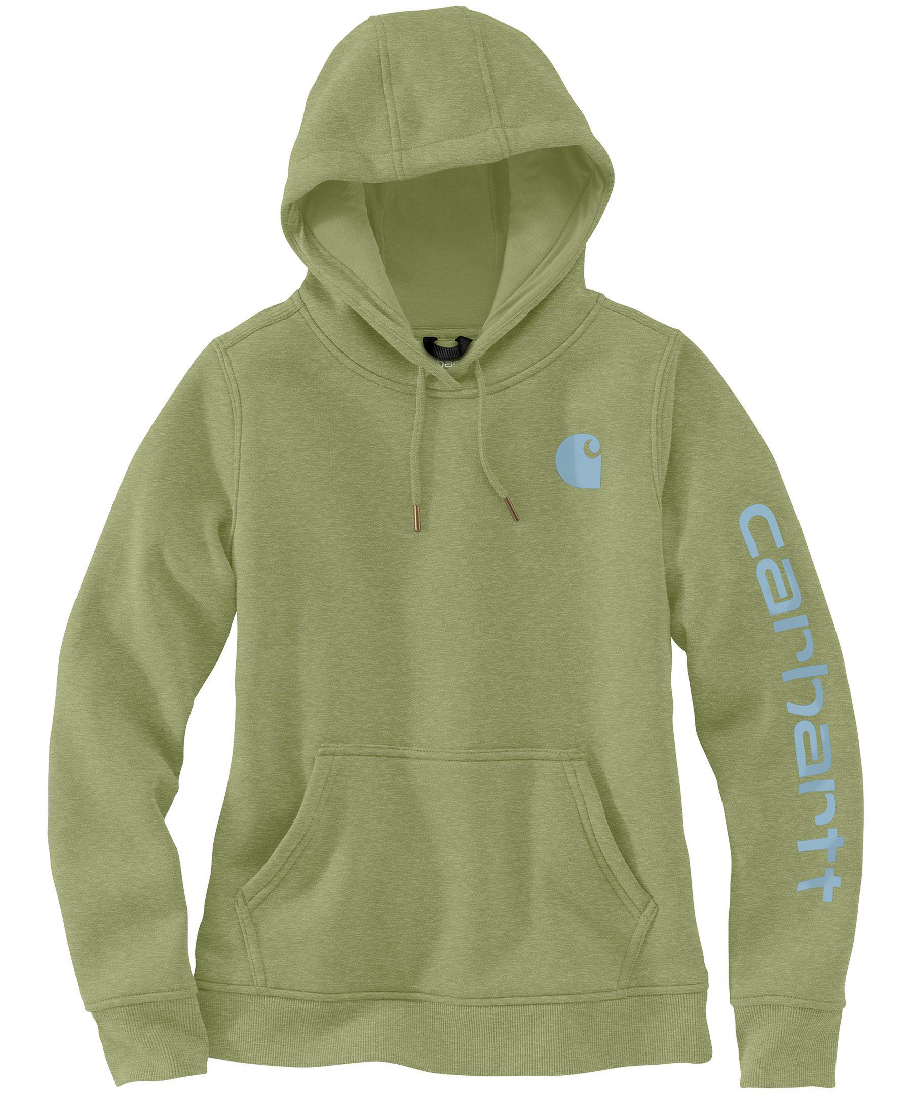 Carhartt Women's Relaxed Fit Sleeve Logo Graphic Hoodie