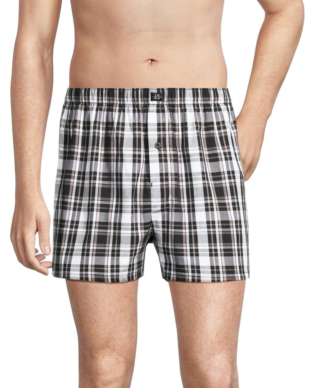Denver Hayes Men's 2 Pack Woven Boxer