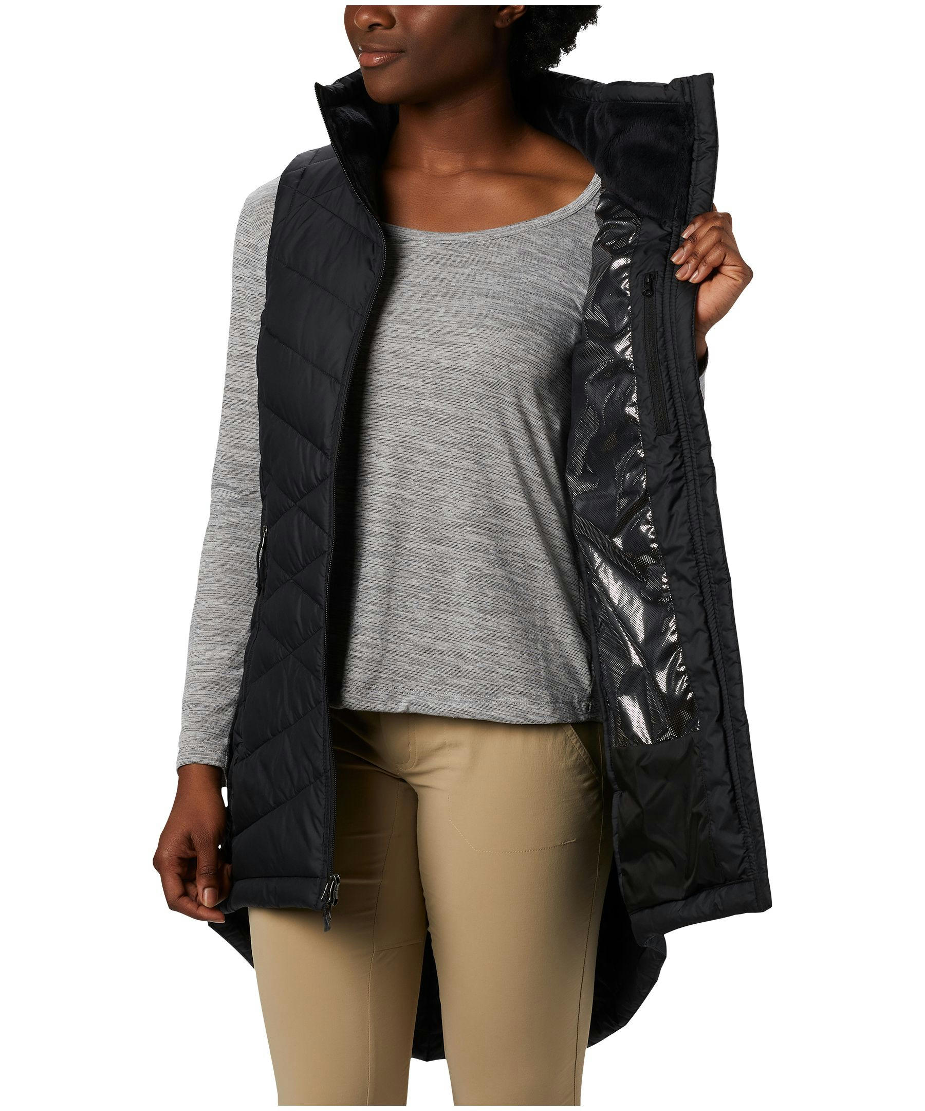 Columbia Women's Heavenly Vest, Insulated, Semi-Fitted, Winter, Long