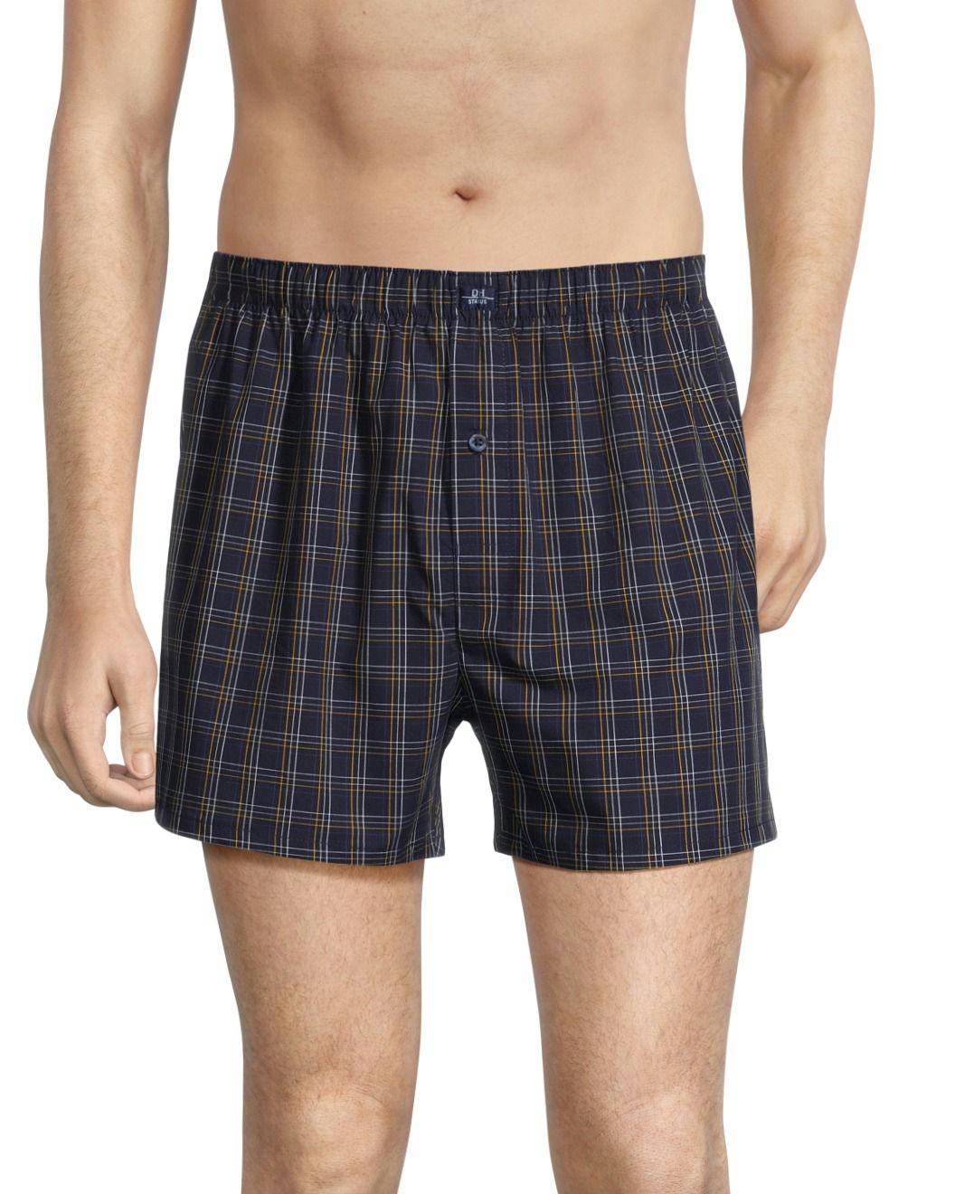 Denver Hayes Men's 2 Pack Woven Boxer