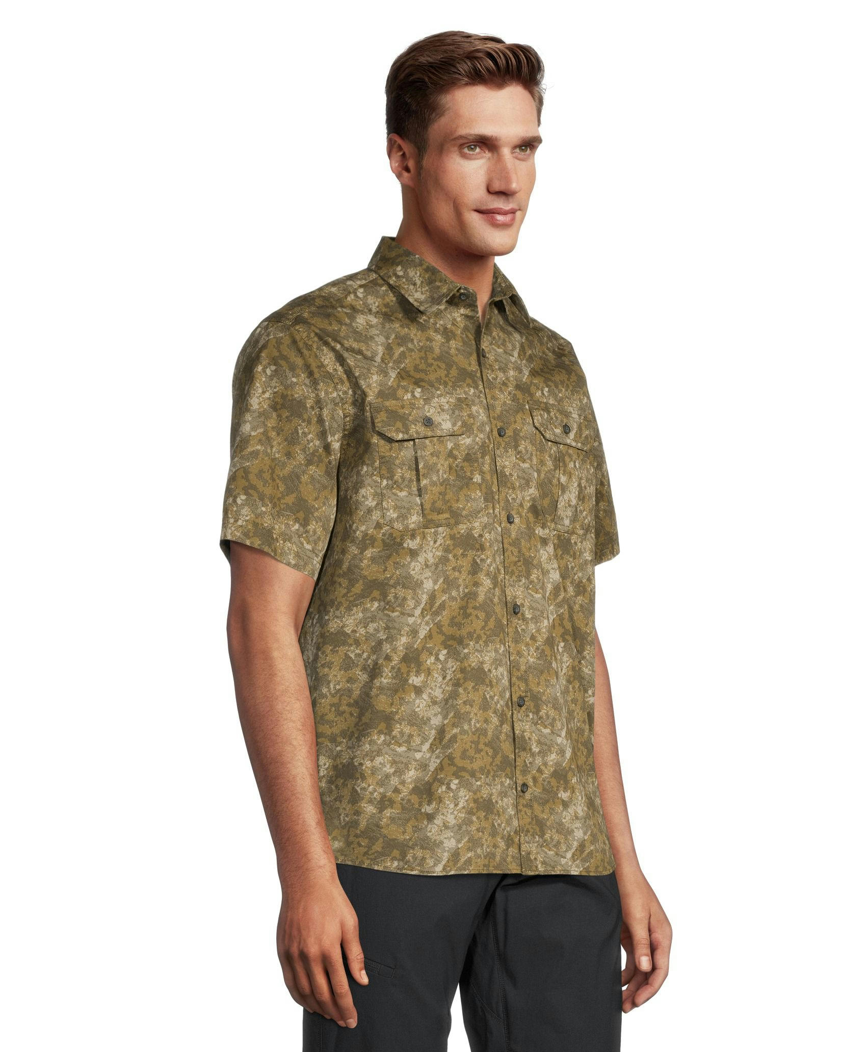 WindRiver Men's Classic Fit Short Sleeve Utility Shirt