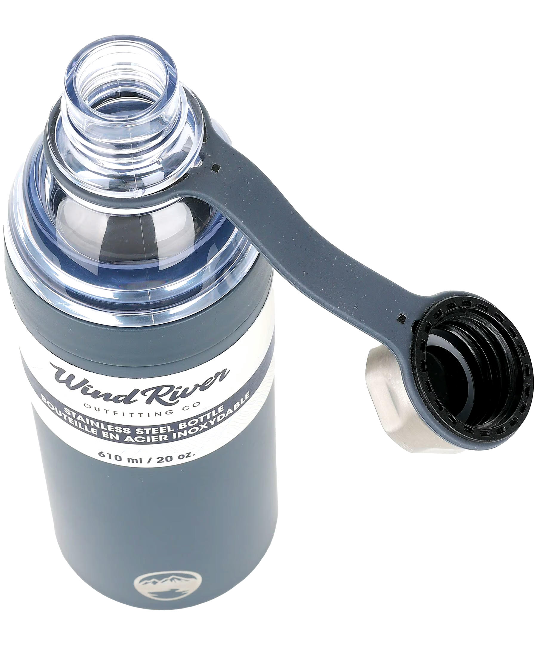 WindRiver 20 oz Dual Opening Stainless Steel Bottle