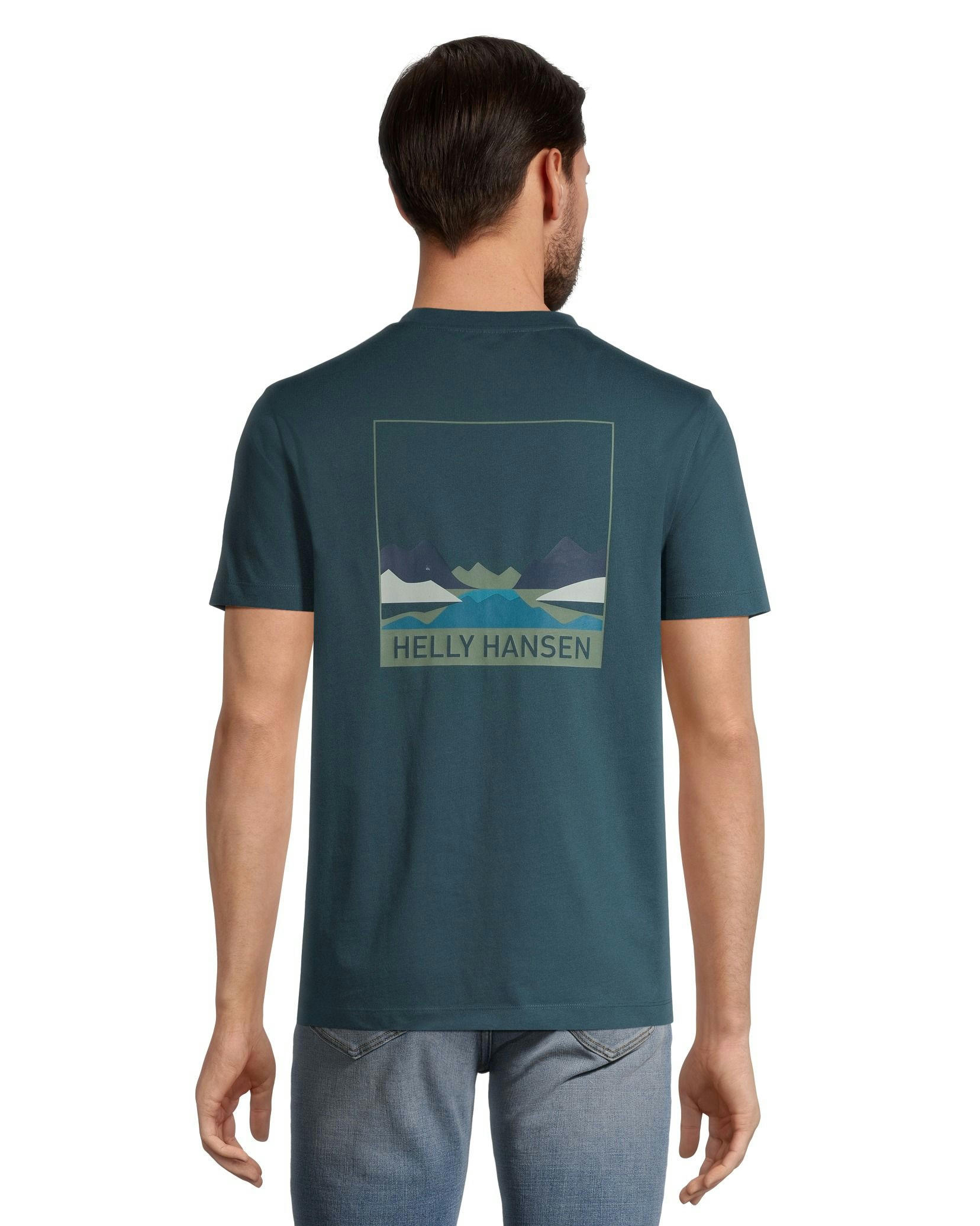 Helly Hansen Men's Back Mountain Graphic Short Sleeve T Shirt