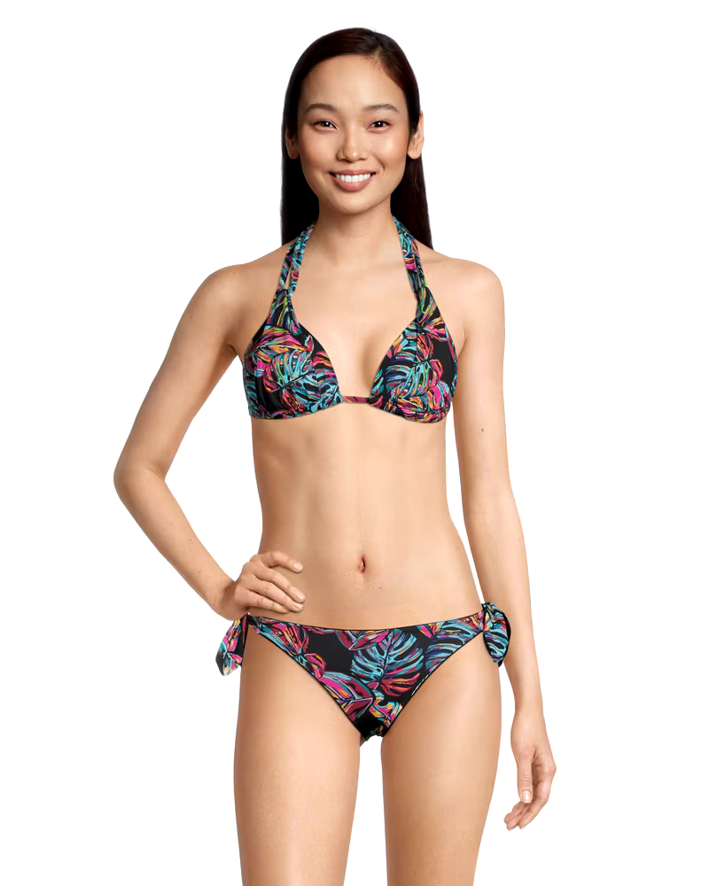 Women's Tie Front Triangle Bikini Swim Top