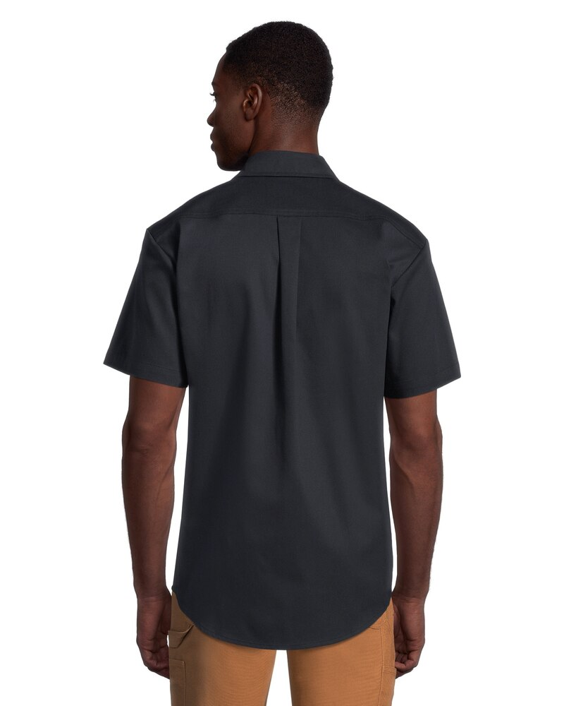 Dakota WorkPro Series Men's Button Front Stretch Poly Cotton Short Sleeve Work Shirt