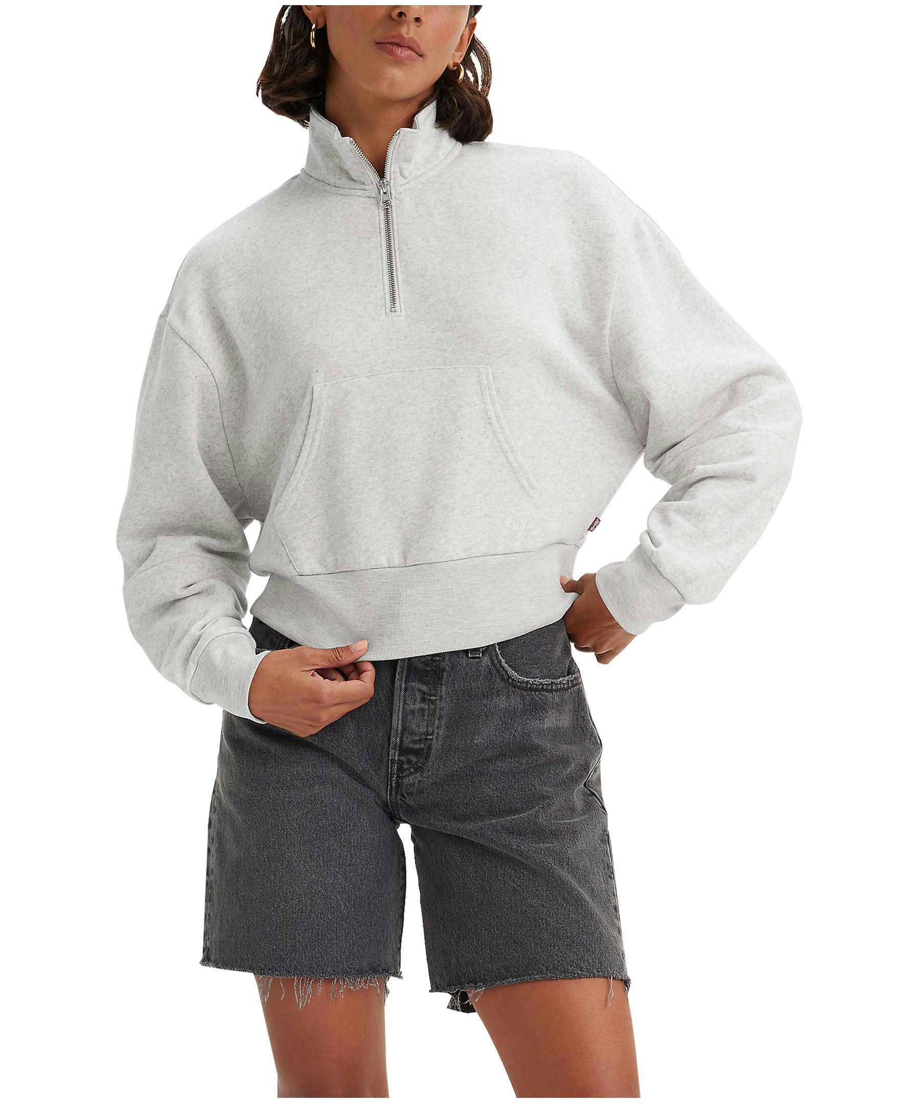 Levi's Women's Sara Standard Fit 1/4 Zip Pullover
