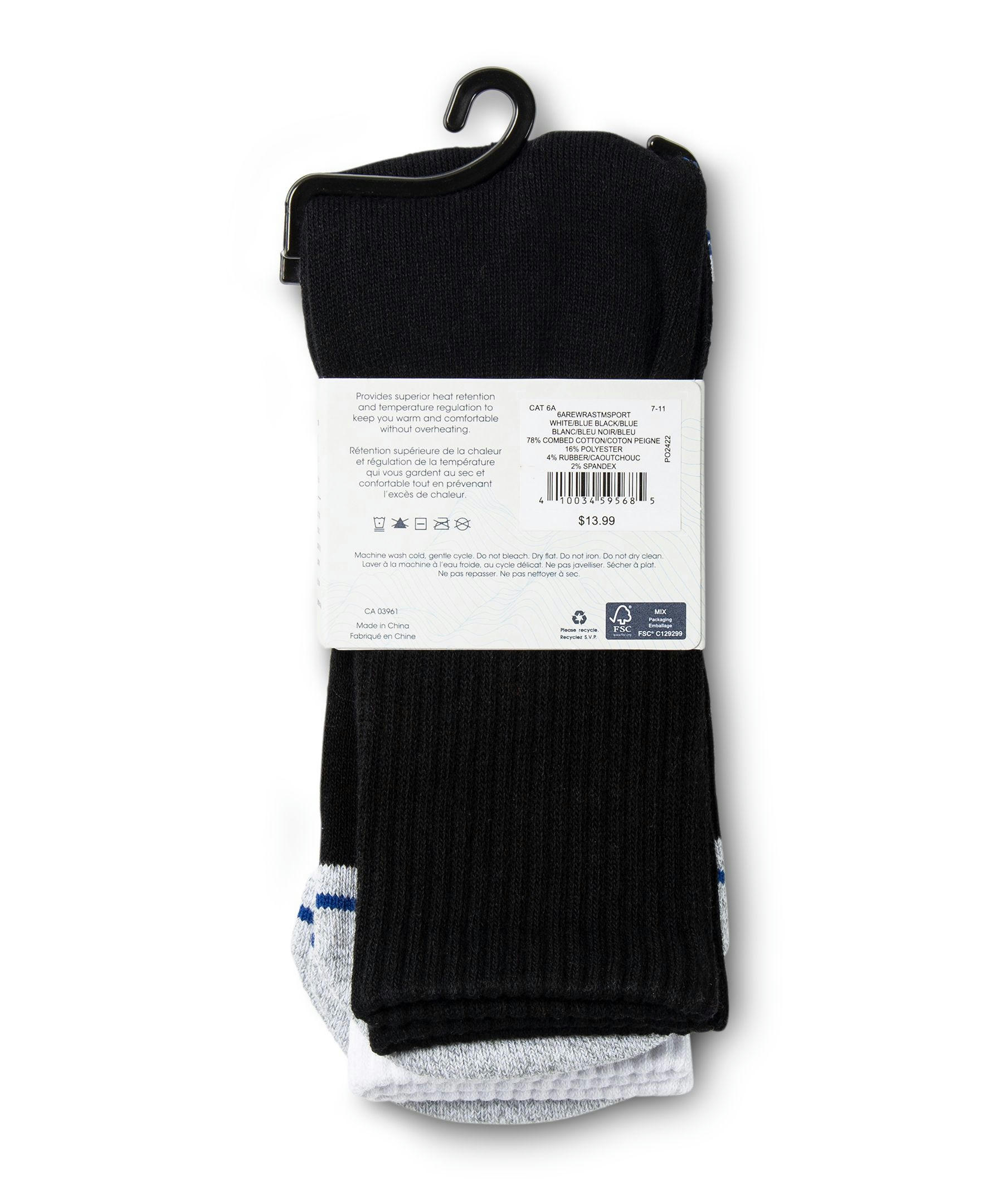 WindRiver Men's T-Max 2 Pack Sport Socks