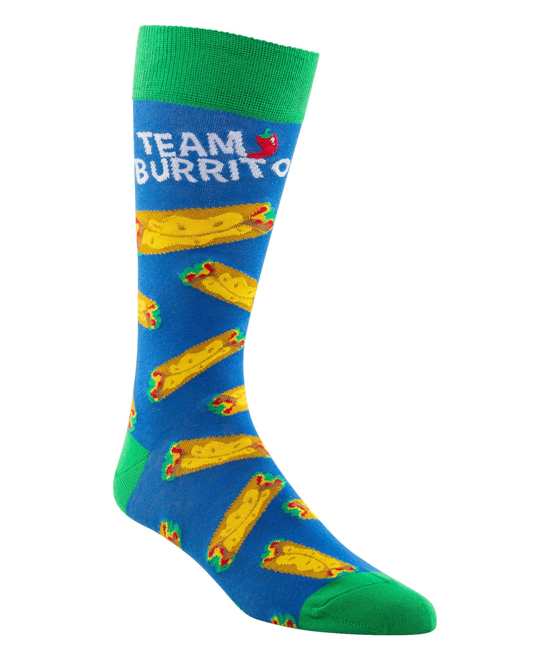 Denver Hayes Men's Novelty Food Pattern Crew Socks