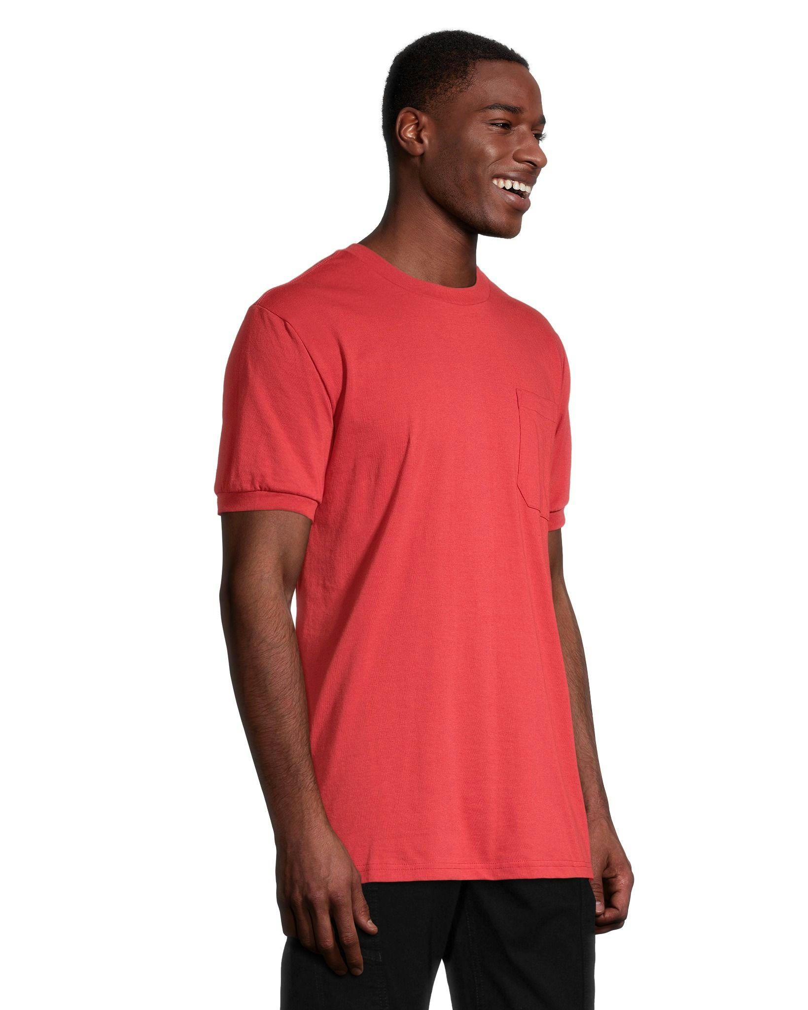 Aggressor Men's Crewneck Short Sleeve Solid Work T-Shirt With FRESHTECH