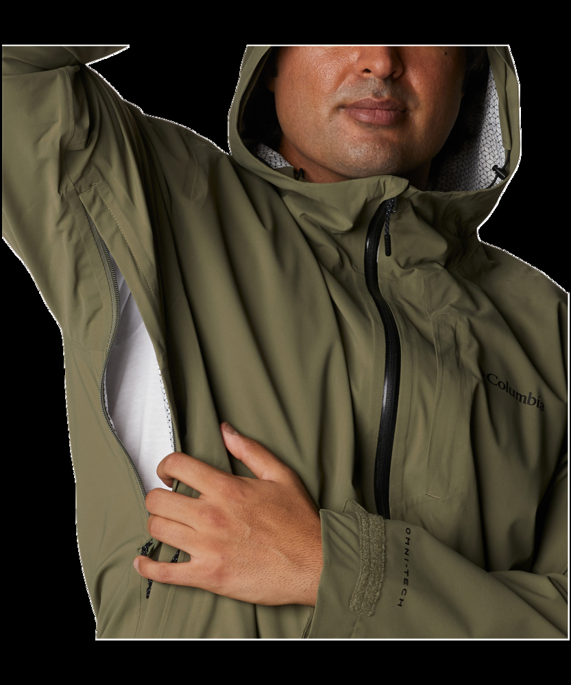 Columbia Men's Omni-Tech Lightweight Ampli-Dry Shell Waterproof Jacket