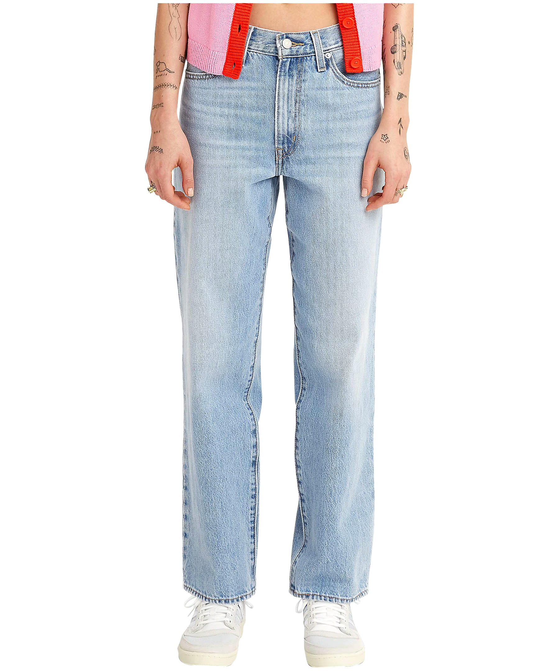 Levi's Women's '94 Baggy Mid Rise Straight Leg Jeans - Light Indigo