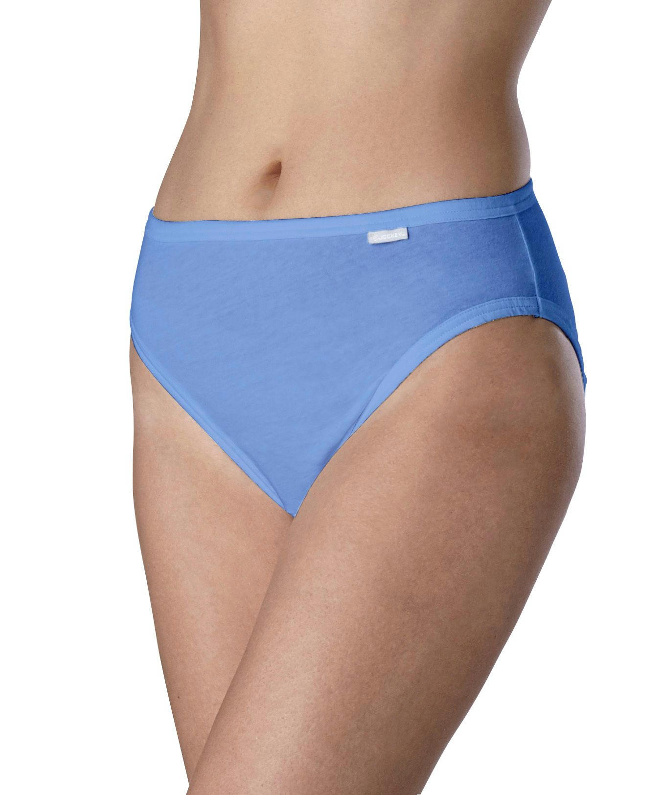 Jockey Women's 3 Pack Classic Fit Basic French Cut Briefs Underwear - Extended Size