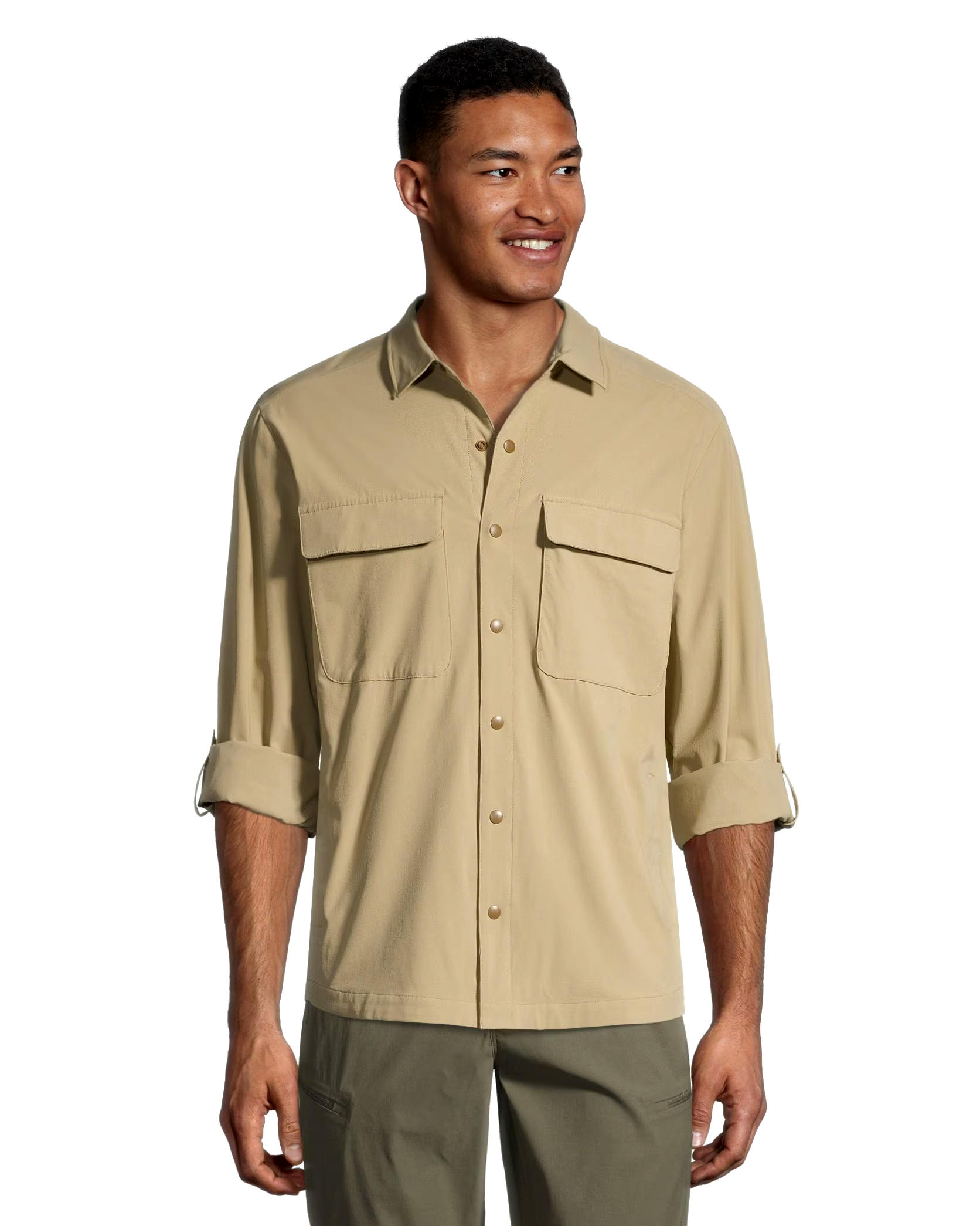 WindRiver Men's Modern Fit Long Sleeve Tick & Mosquito Repellent Shirt