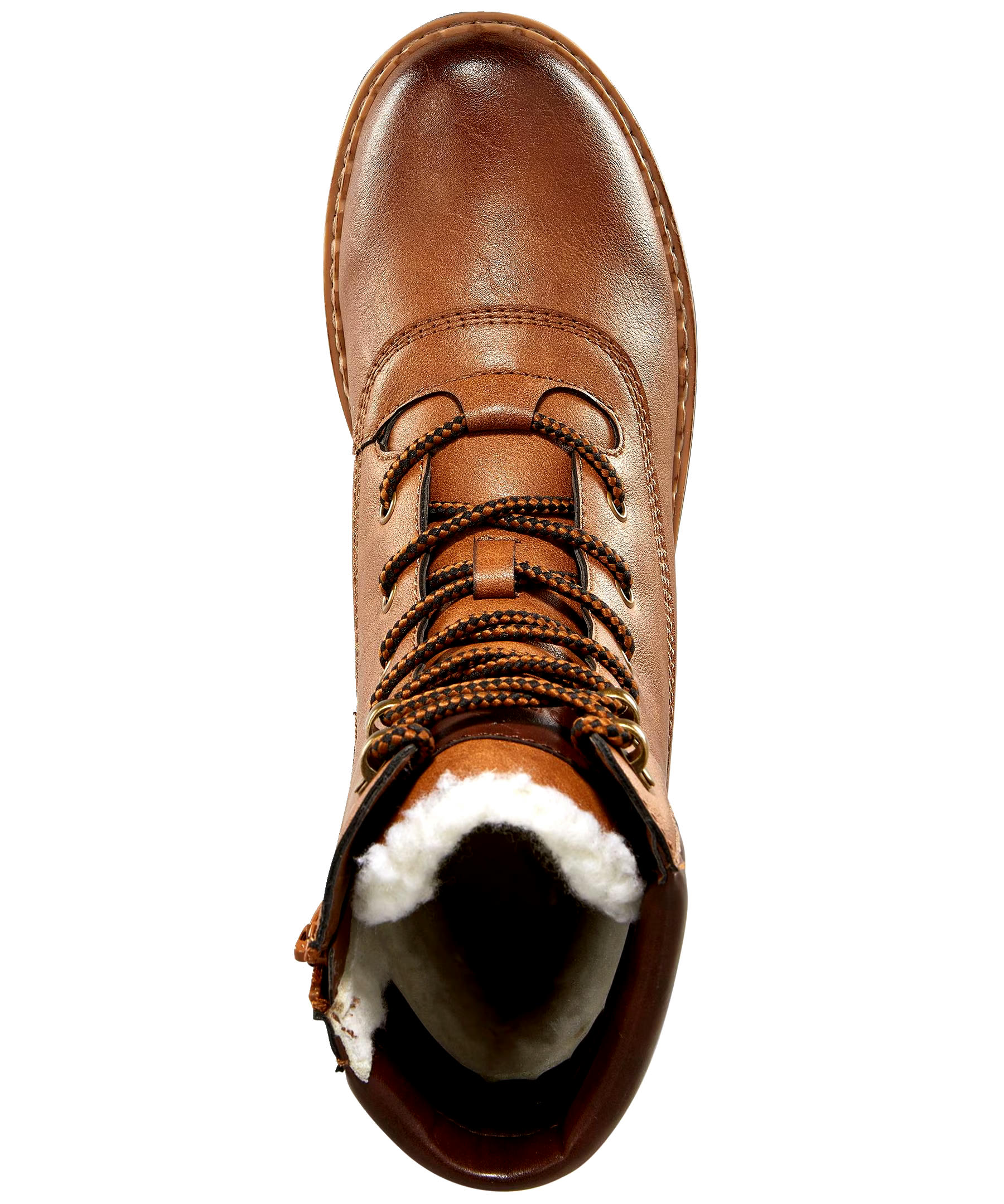 Denver Hayes Women's Laura Lug Sole Lace-Up Boots