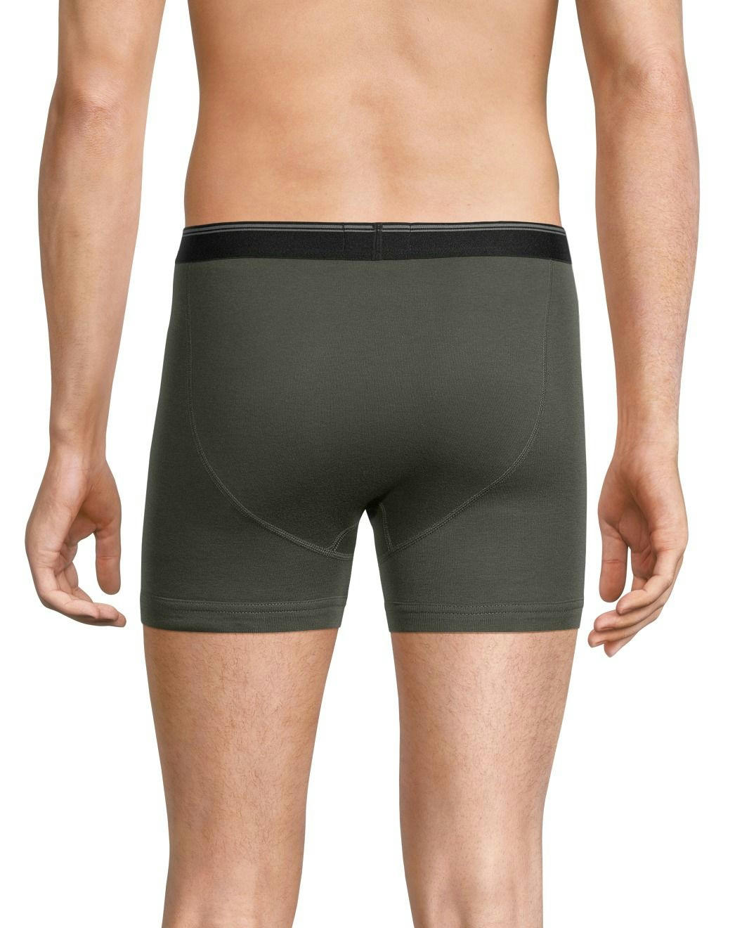 Denver Hayes Men's 3 Pack Solid Boxer Briefs