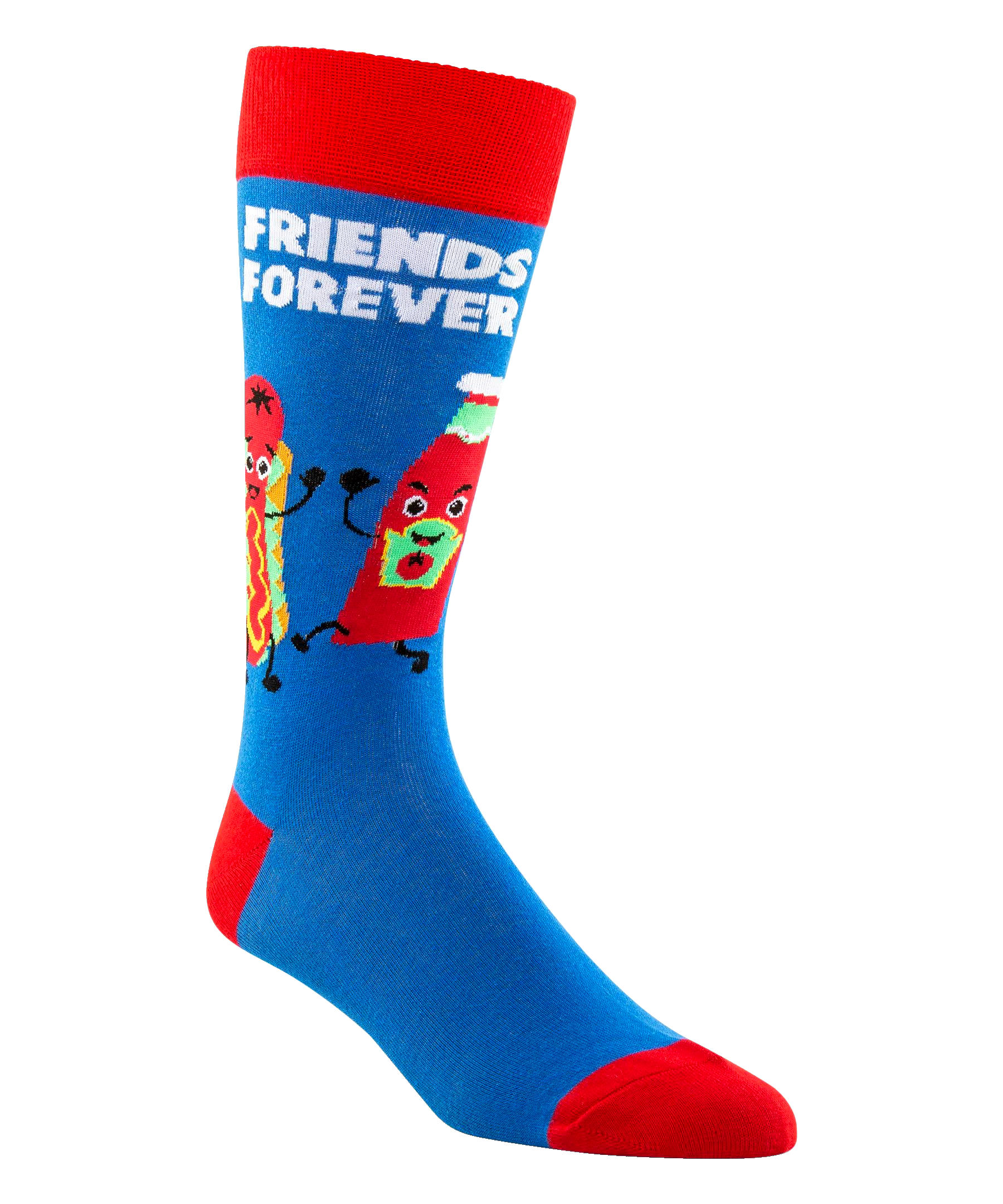 Denver Hayes Men's Novelty Food Pattern Crew Socks