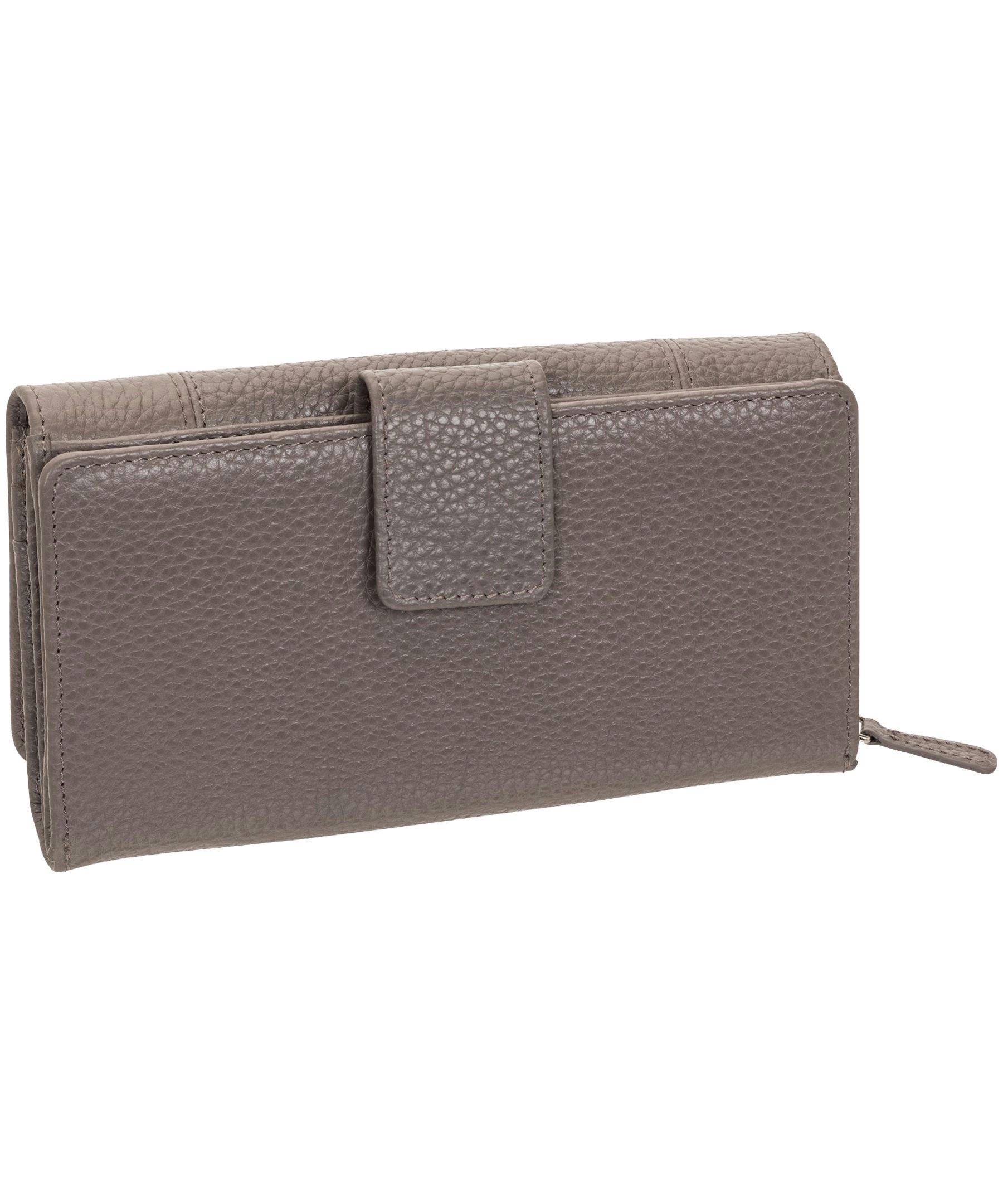 Mancini Leather Goods Women's Pebelled RFID Secure Medium Clutch Wallet