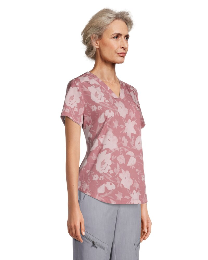 HEALTH PRO Women's V-Neck 3 Pocket Scrub Top