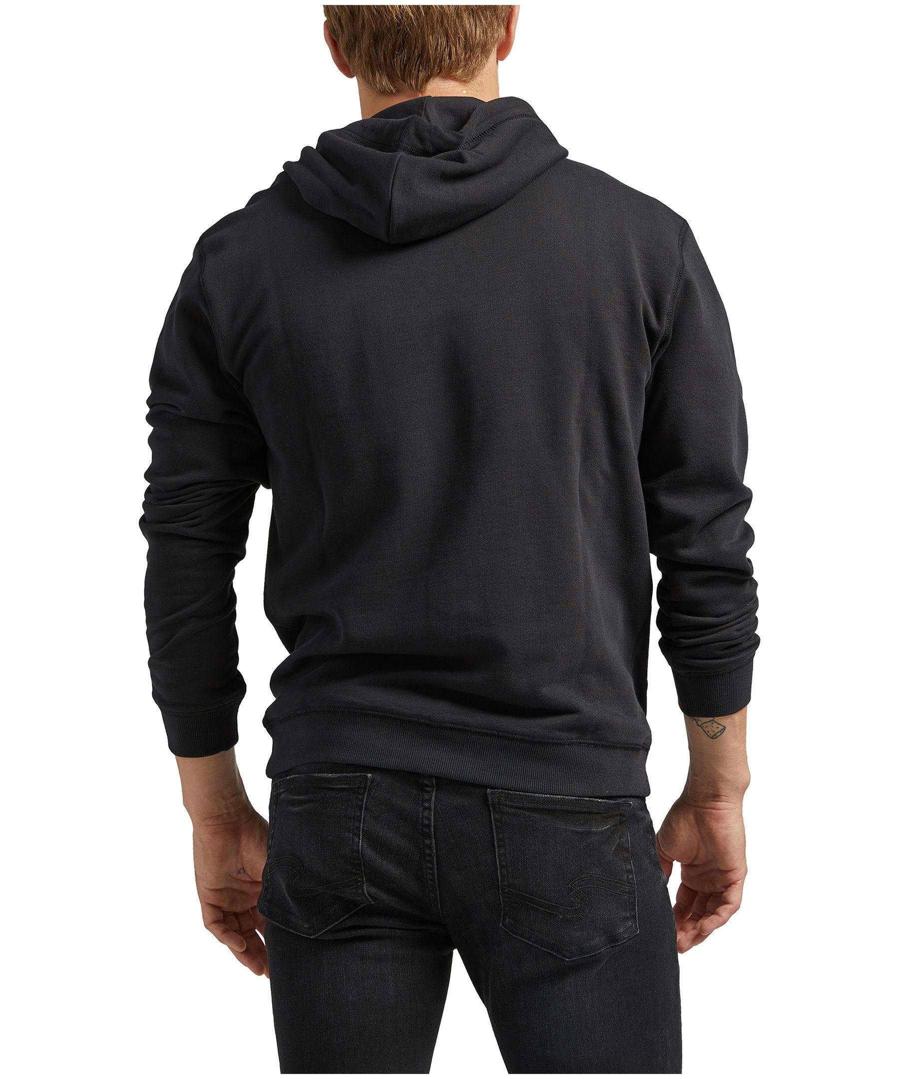 Silver Unisex Logo French Terry Hoodie Sweatershirt