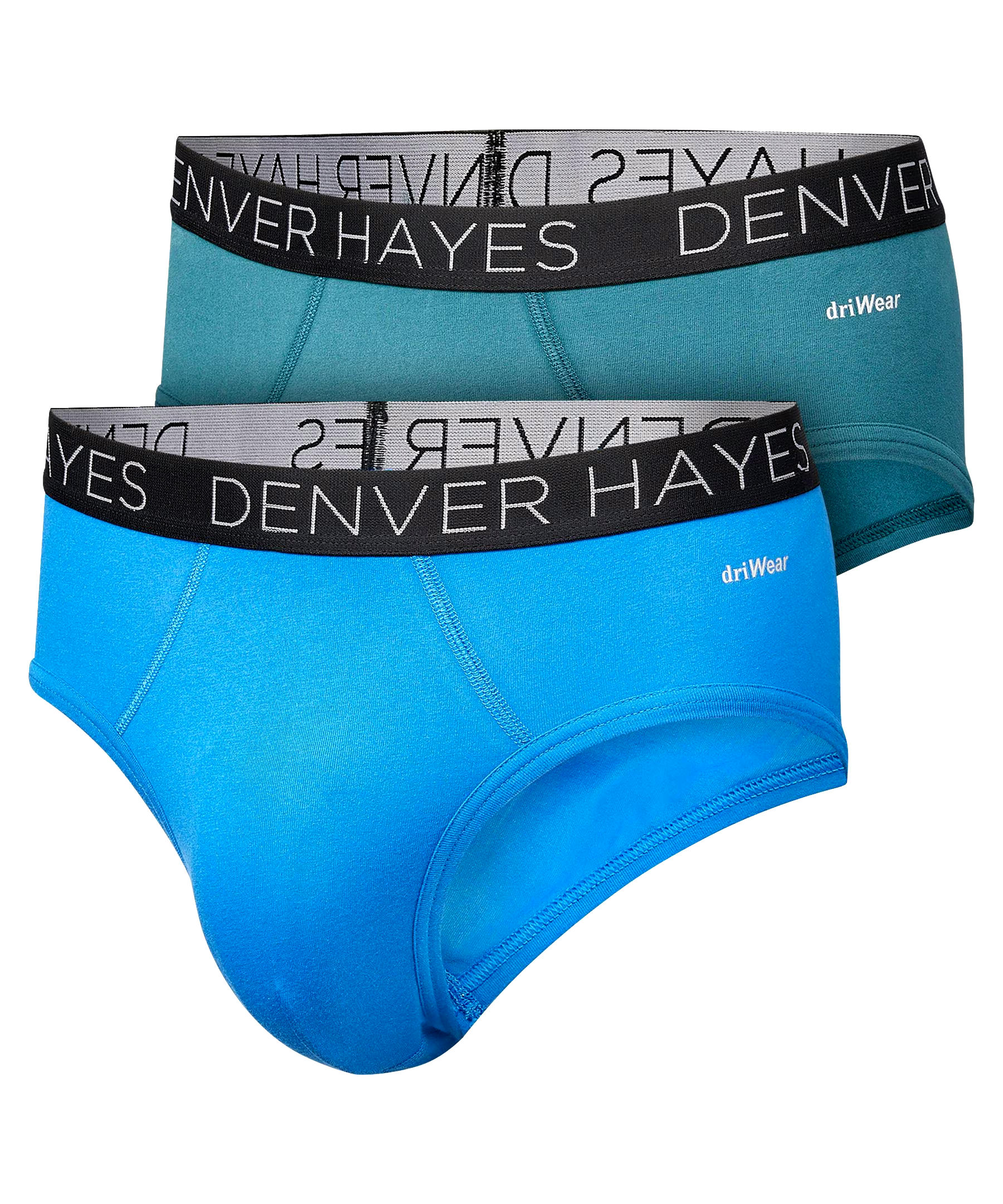 Denver Hayes Men's 2 Pack Driwear Fashion Sport Briefs Underwear