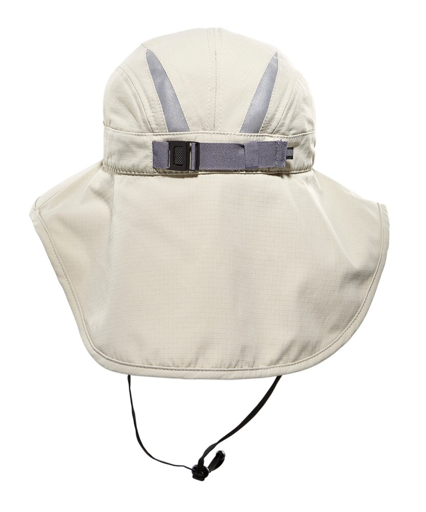 WindRiver Men's Tick and Mosquito Repellent Packable Stretch Outback Hat with Flap