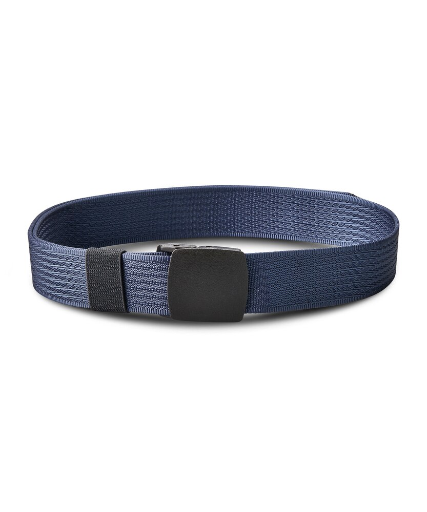 Denver Hayes Plastic Buckle Herringbone Belt