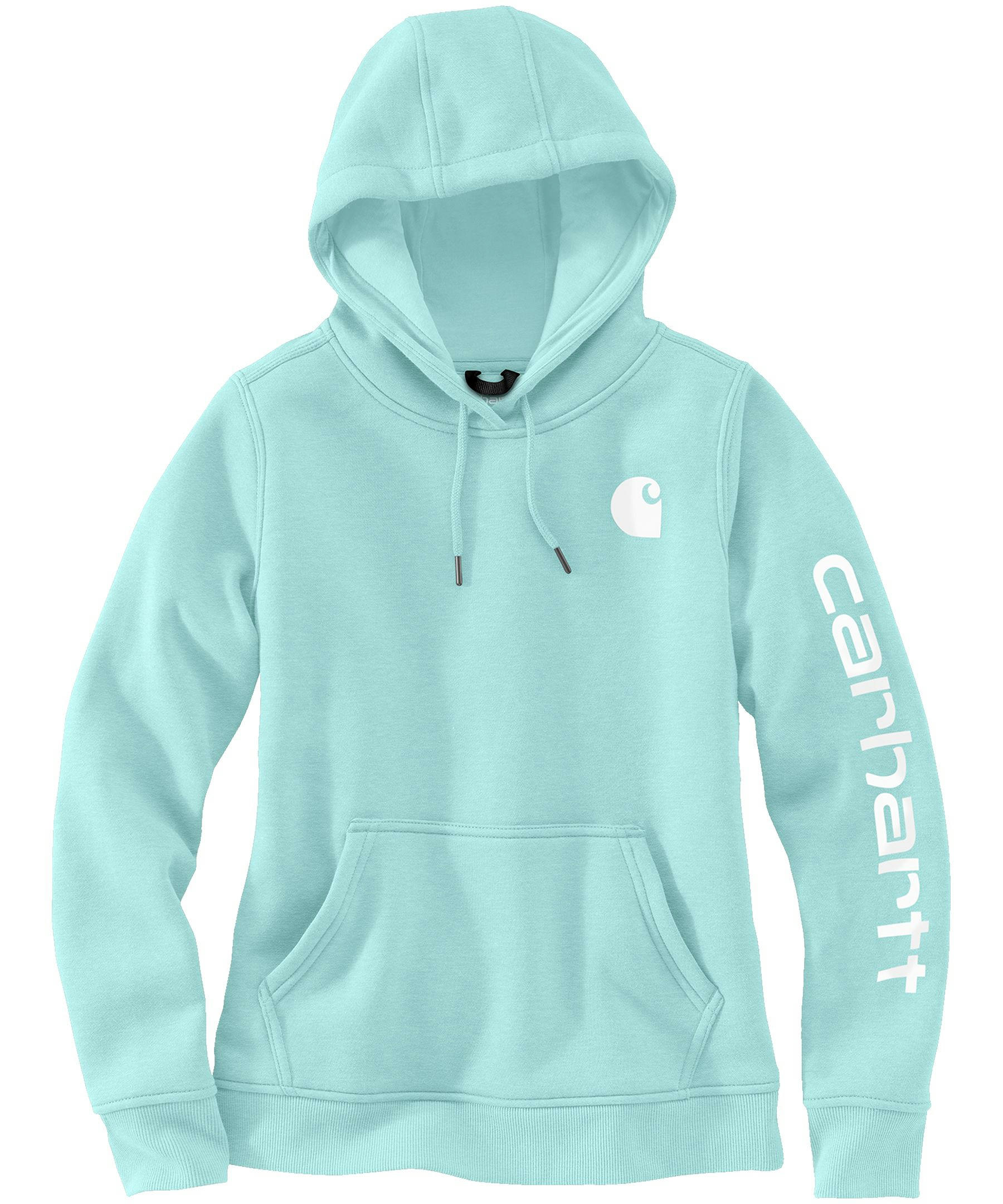 Carhartt Women's Relaxed Fit Sleeve Logo Graphic Hoodie