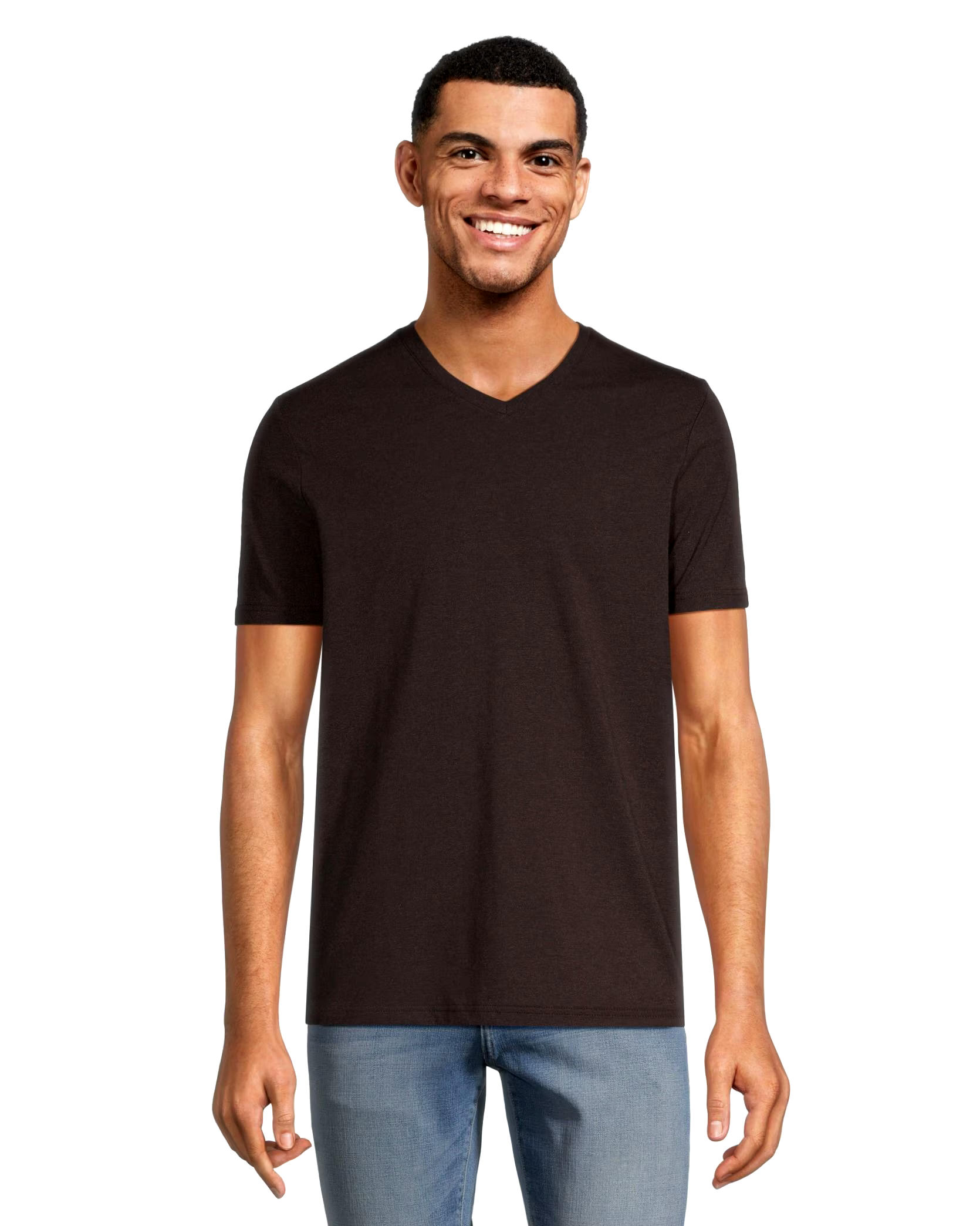 Denver Hayes Men's Seasonal Stretch V Neck T Shirt