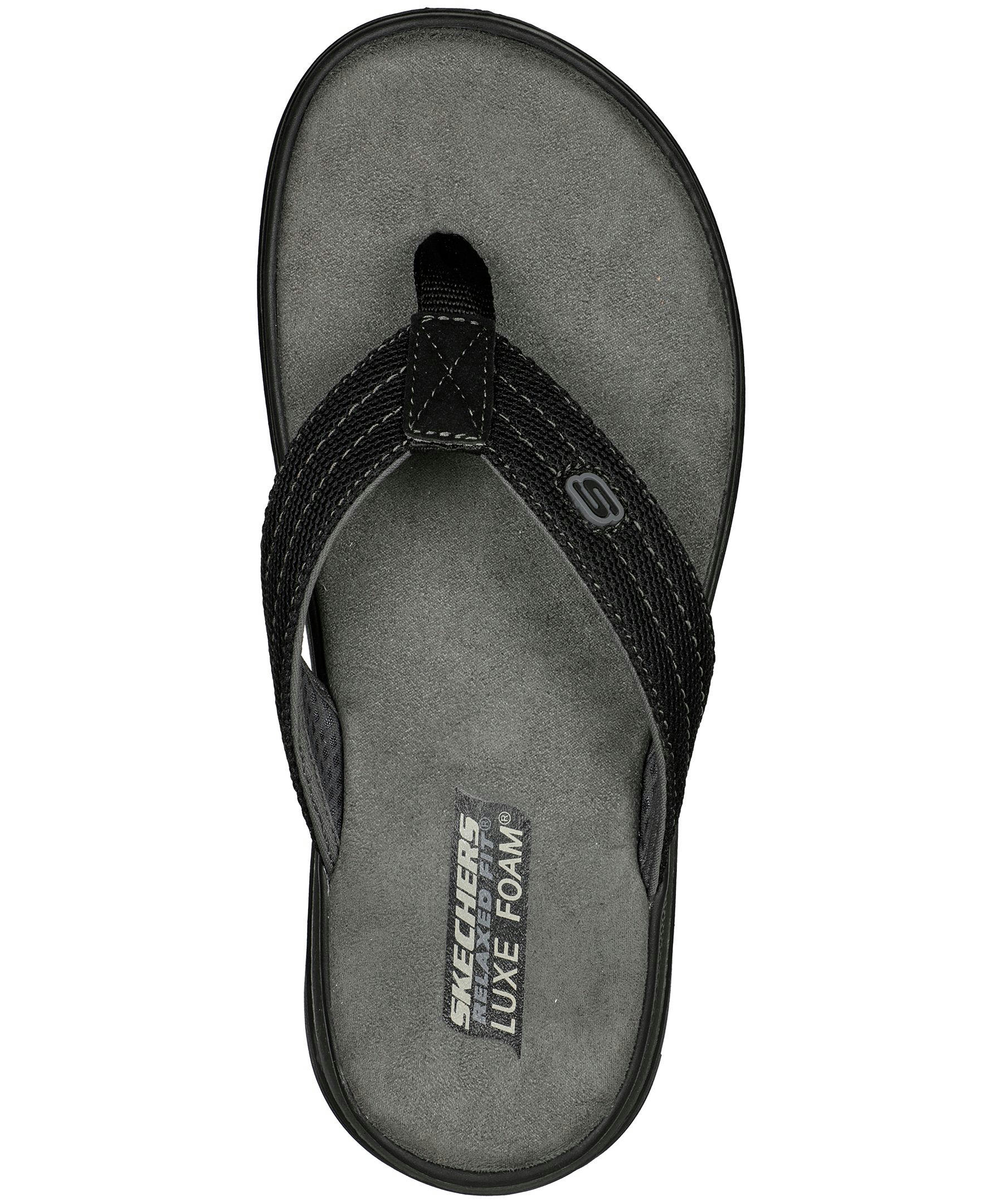 Skechers Men's Baylis Relaxed Fit Thong Sandals