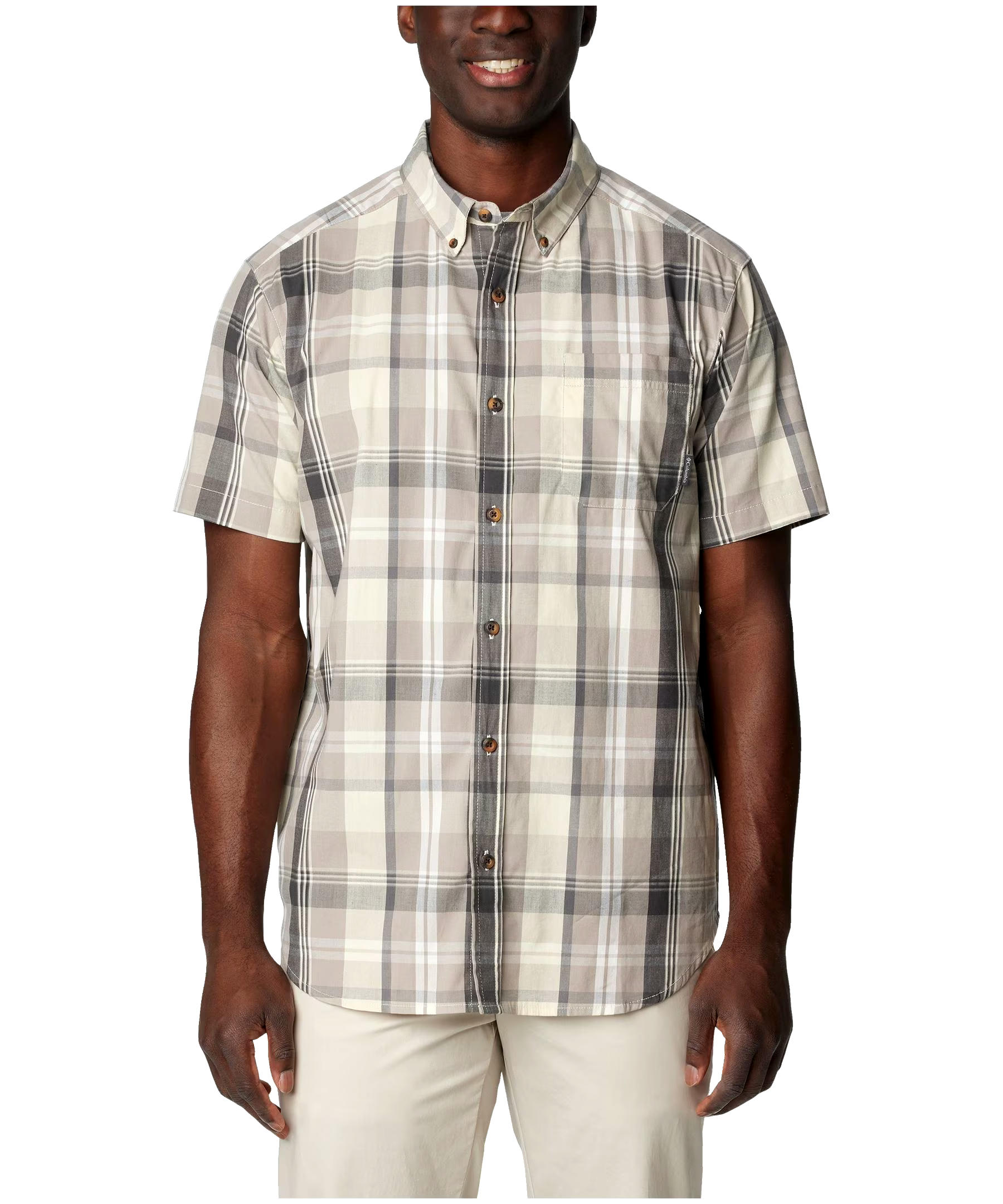 Columbia Men's Rapid Rivers Short Sleeve Plaid Shirt