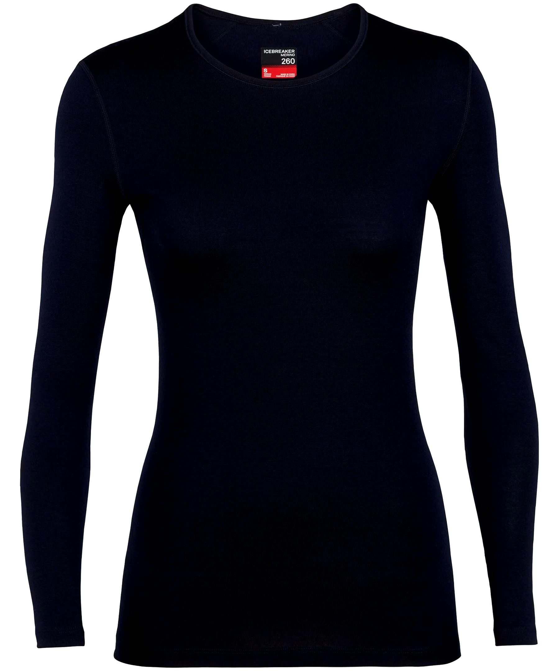 Icebreaker Women's 260 Crewneck Long Sleeve Base Layer Top