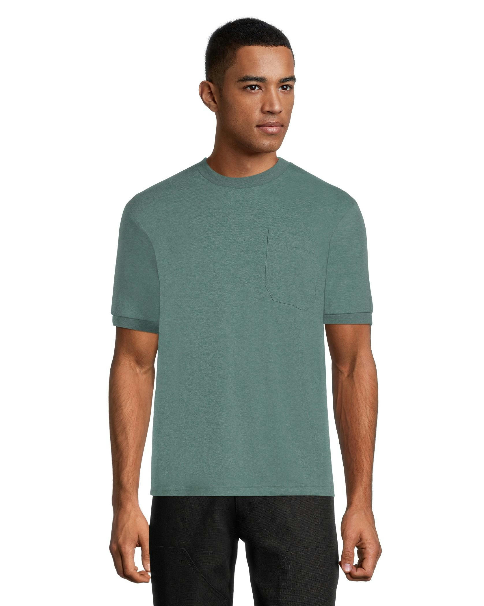 Aggressor Men's Crewneck Work T-Shirt With FRESHTECH