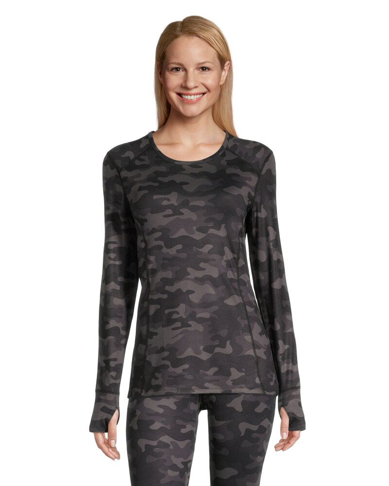 WindRiver Women's Microfibre Thermal Crew Neck Top