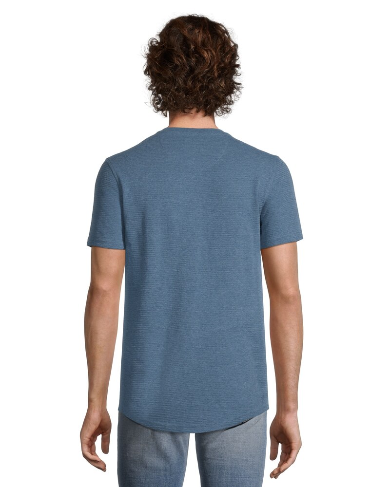 Men's Short Sleeve Modern Fit Ottoman Henley Shirt