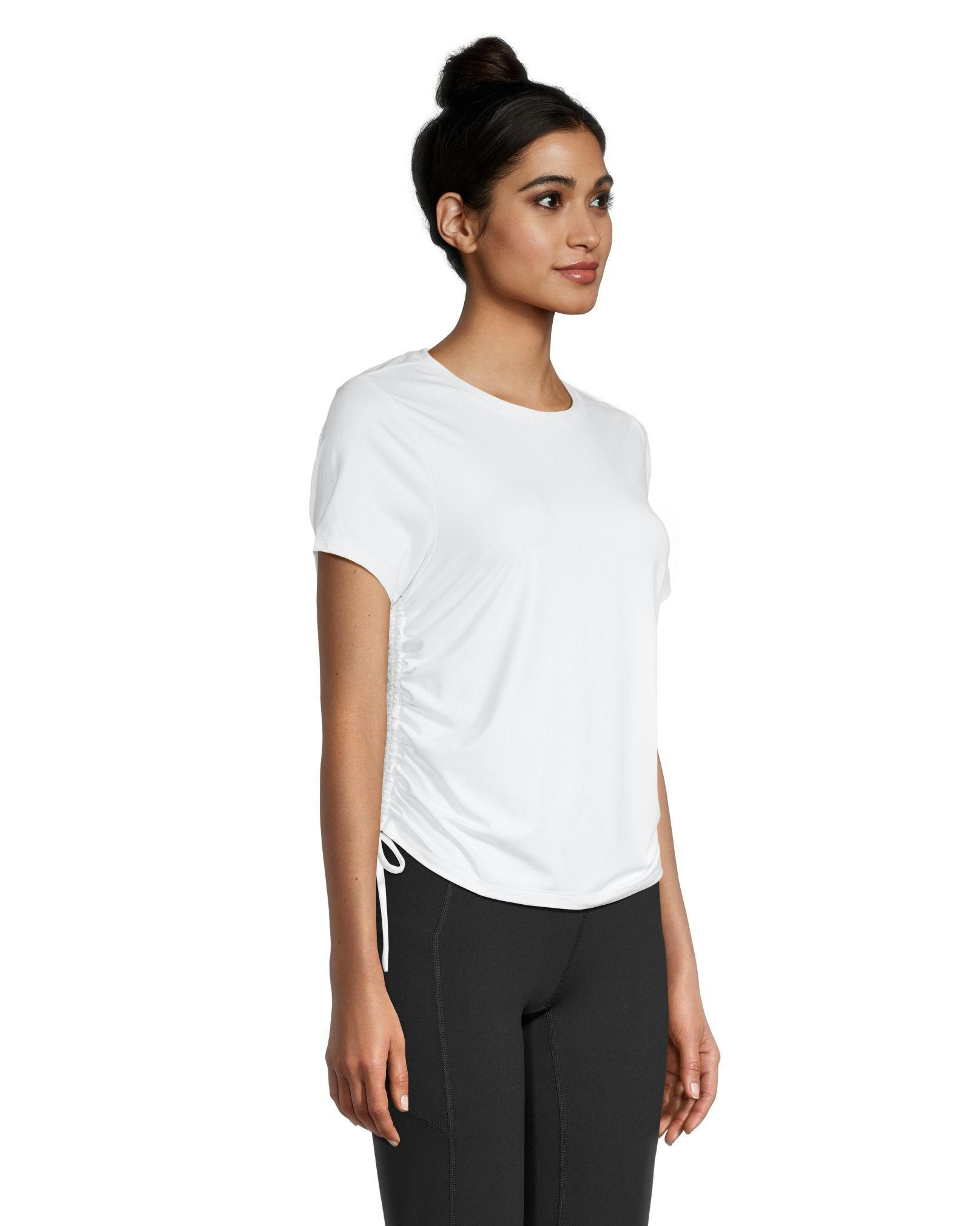 Shambhala Women's Semi Fitted Ruched T Shirt