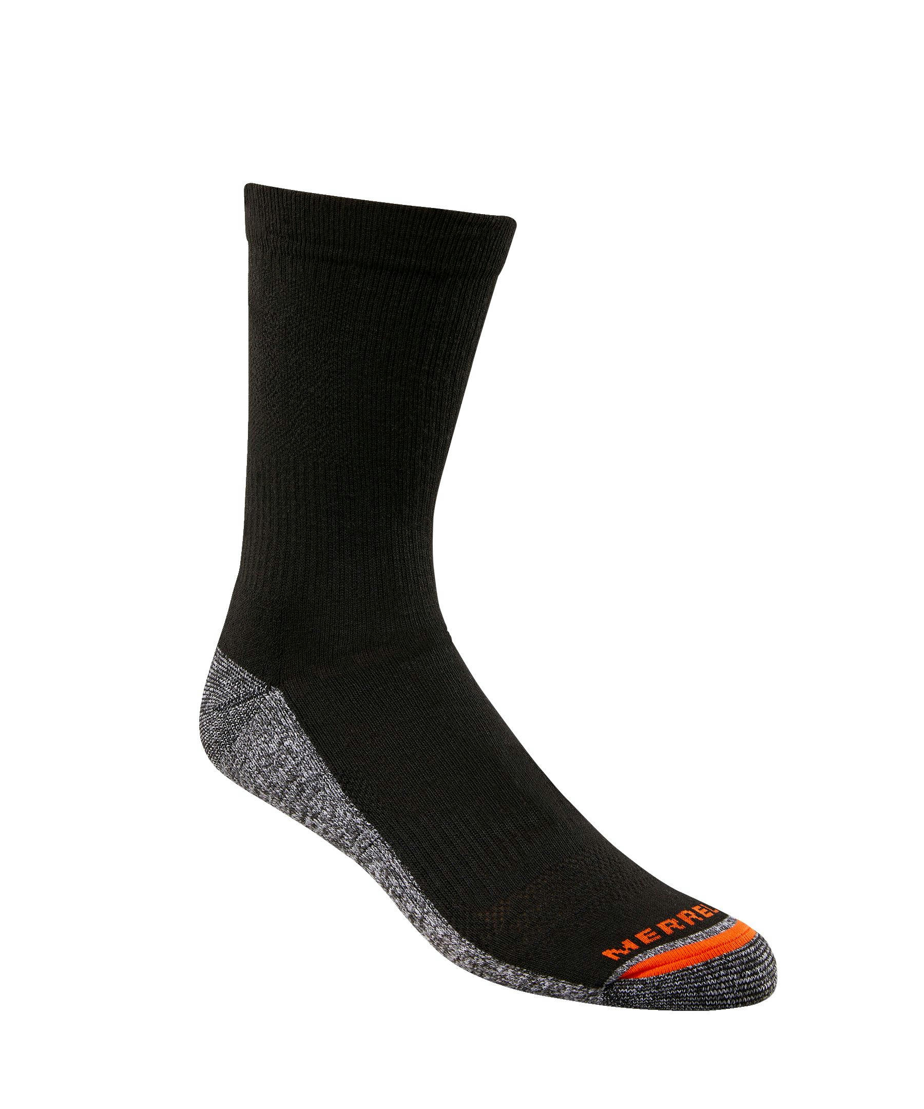 Merrell Men's 3-Pack Lightweight Work Crew Socks