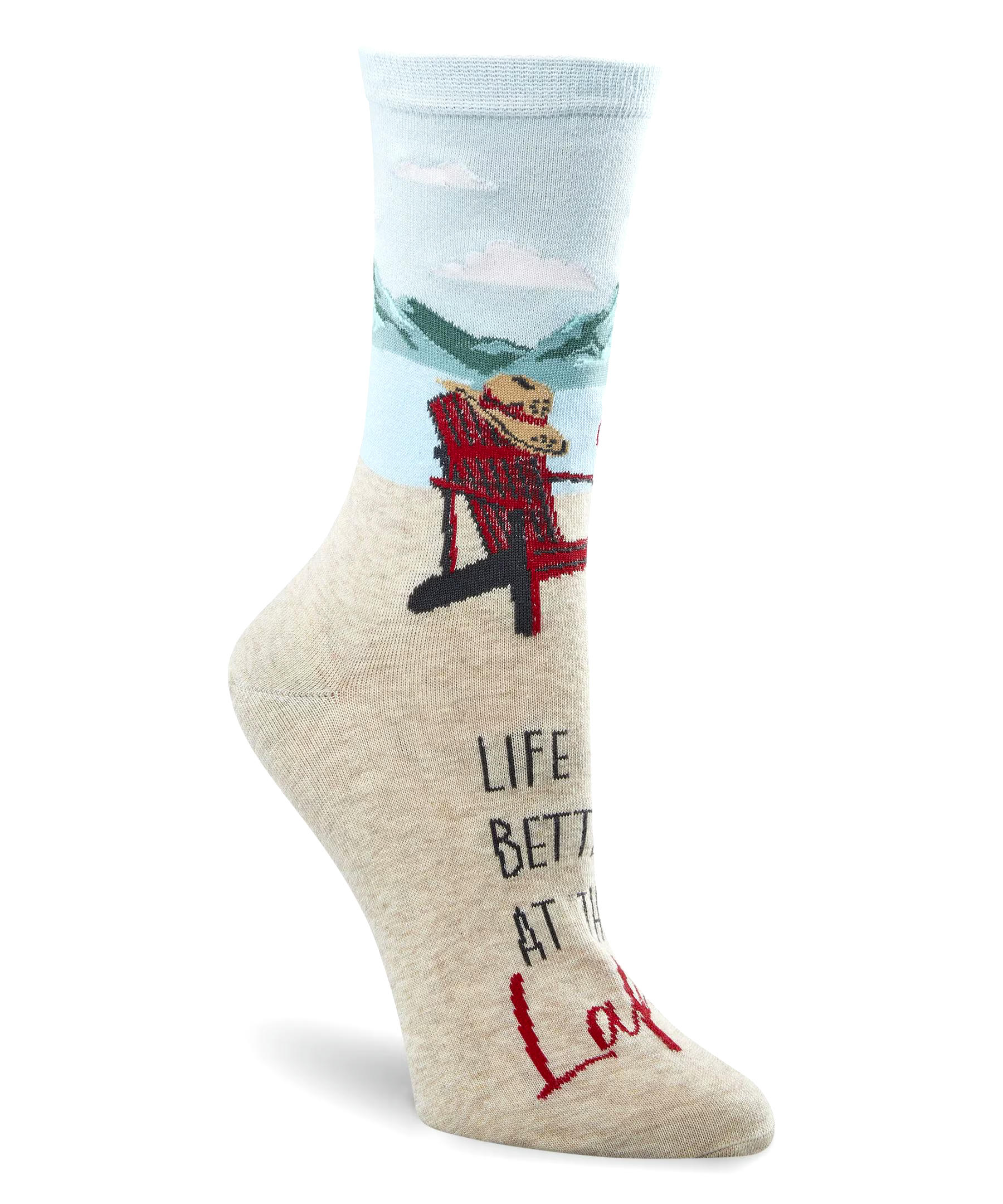 Denver Hayes Women's Patterned Crew Socks