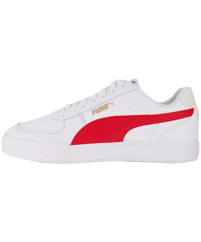 PUMA Men's Caven Sneakers - White/Red/Gold