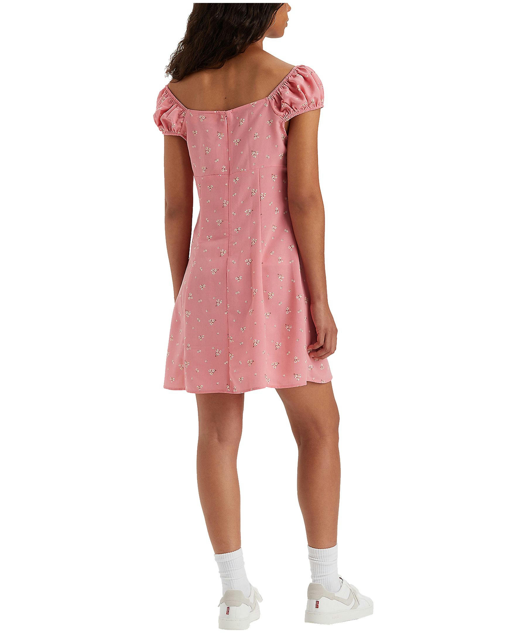 Levi's Women's Clementine Cap Sleeve Ruched Neck Mini Dress