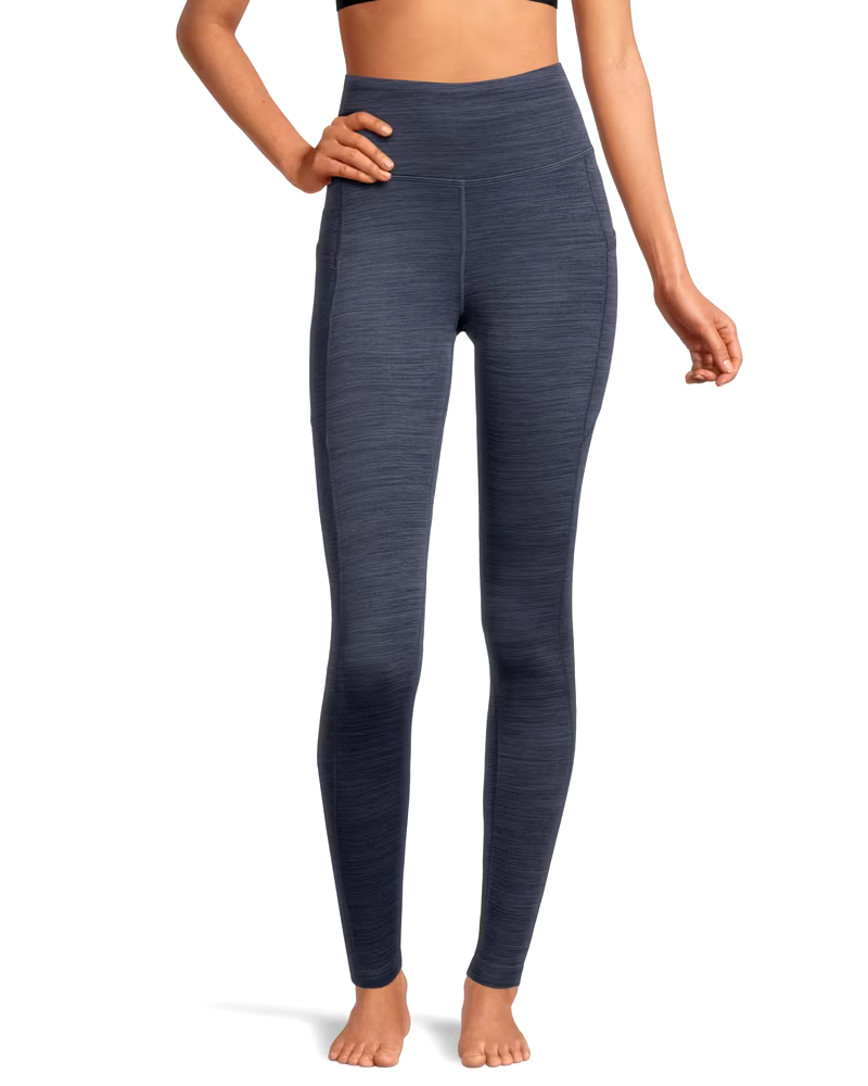 Shambhala Women's High Rise Live-In Warmth Brushed Leggings with Side Pocket - Full Length