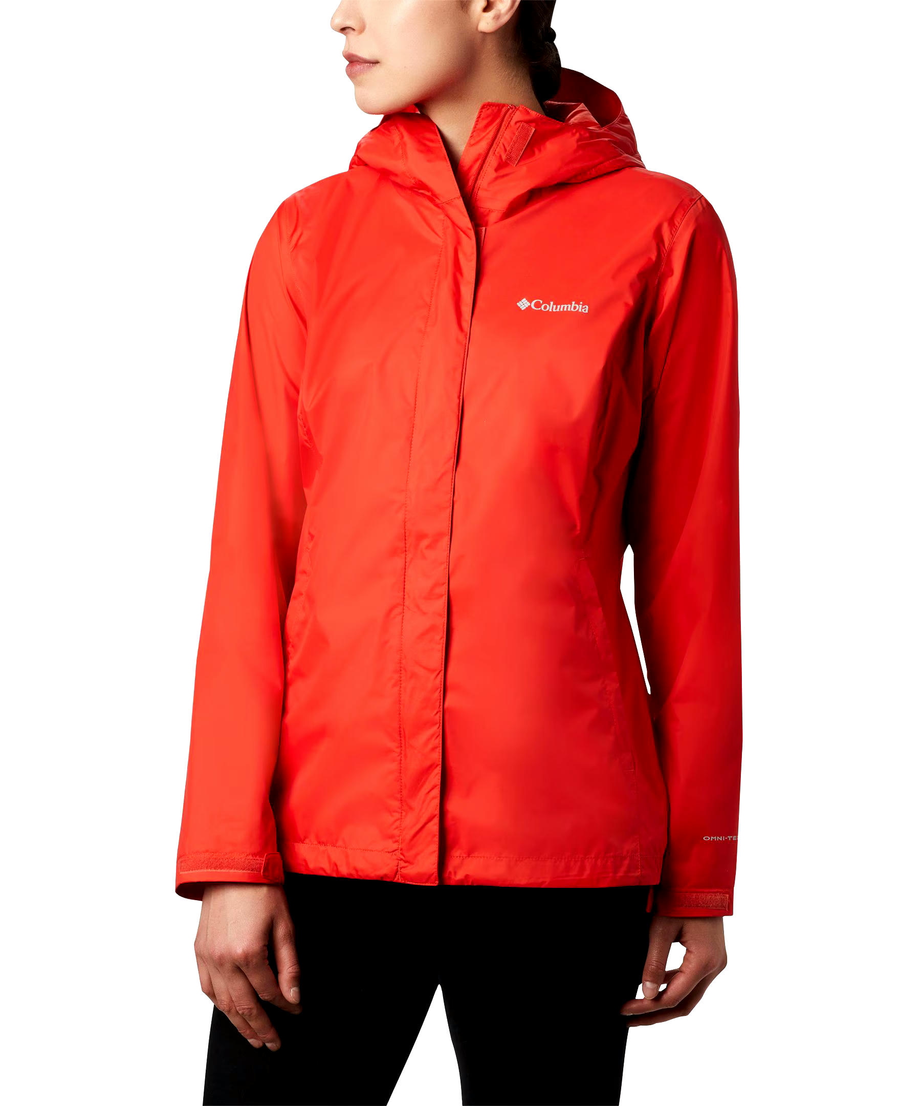 Columbia Women's Arcadia II Hooded Rain Jacket, Waterproof, Breathable, Packable, Shell