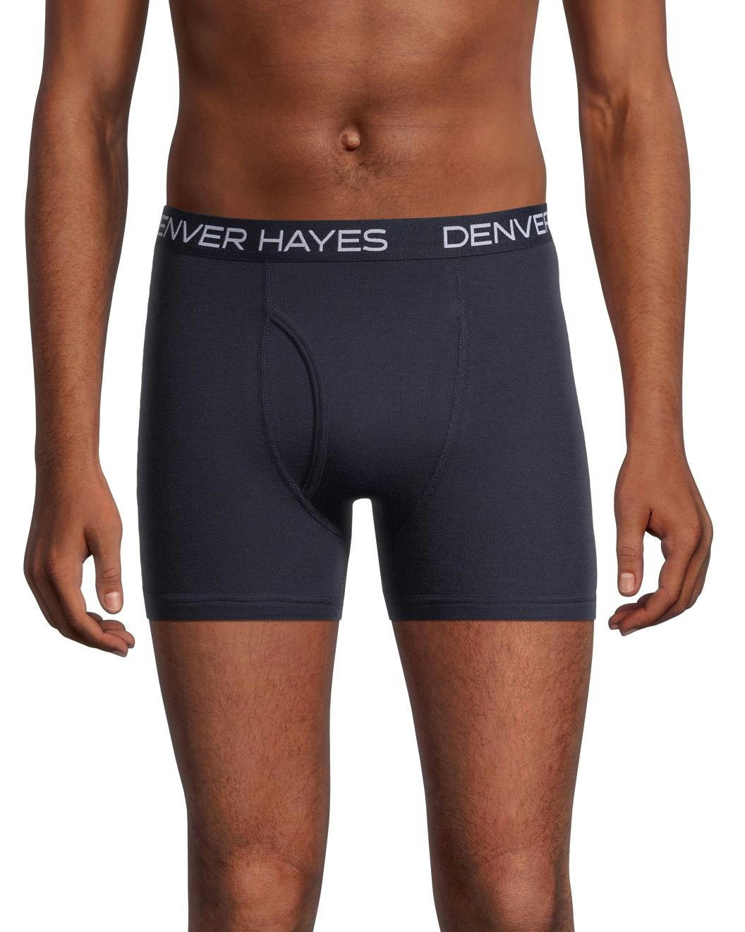 Denver Hayes Men's 3 Pack Solid Boxer Briefs