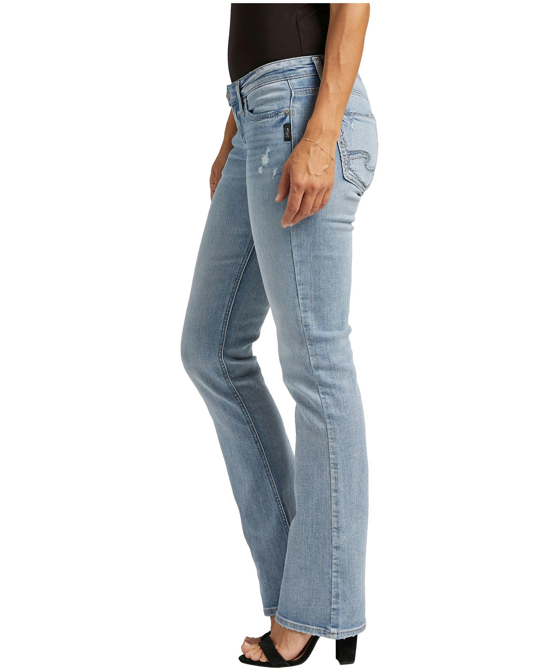 Silver Women's Tuesday Low Rise Slim Bootcut Jeans