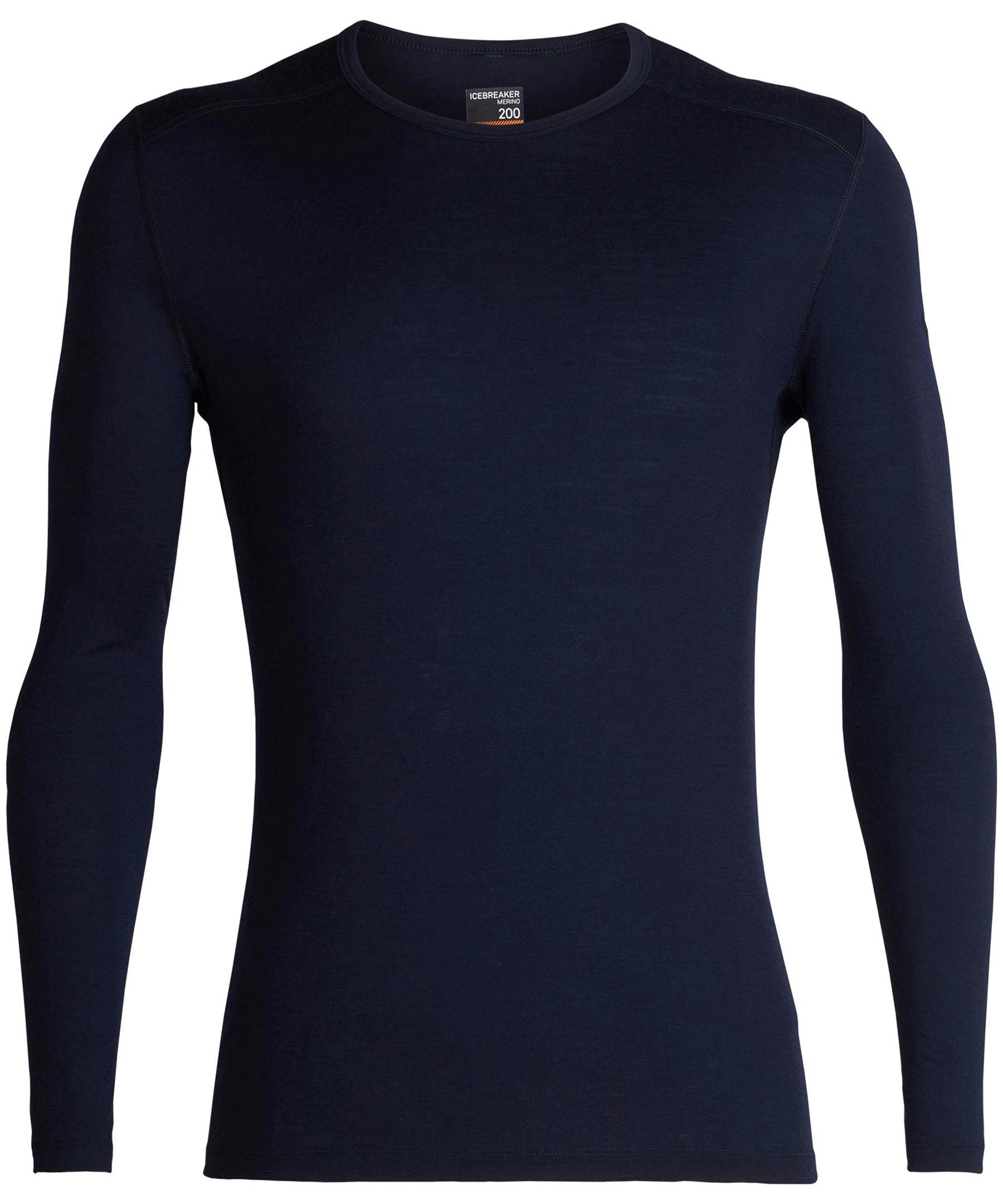 Icebreaker Men's 200 Oasis Long Sleeve Crewe Thermal Top